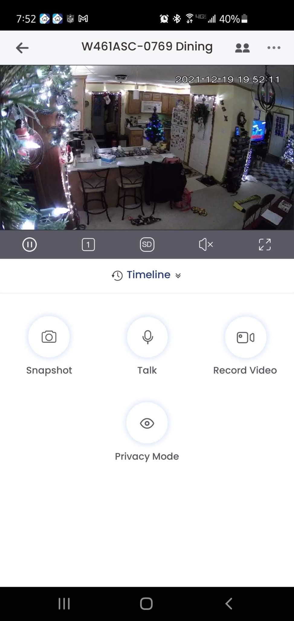 Lorex 2K Indoor WiFi Security Camera | Magnet Base Flexible Placement | Pet Cam, Baby Cam | IR Night Vision | Person Detection | 2 Way Talk | 16GB MicroSD Included | No Monthly Fee - Customer Photo 2
