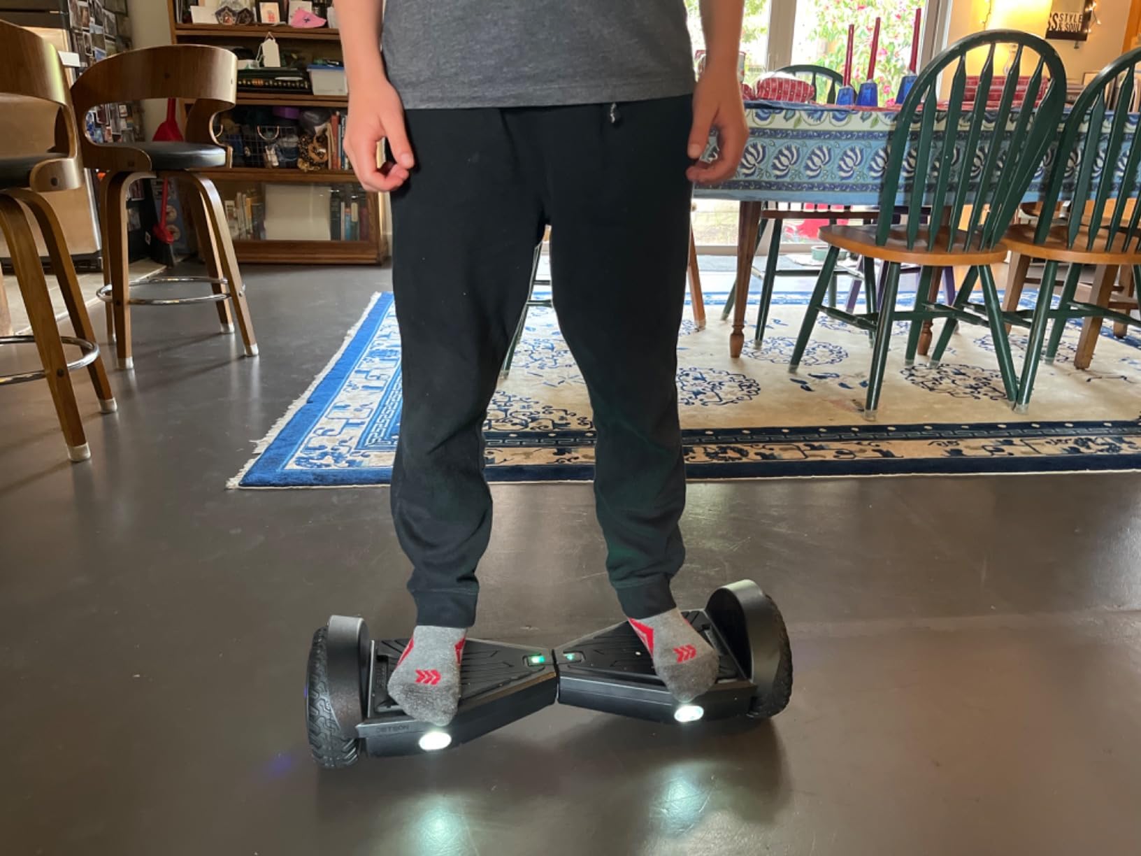 Jetson All Terrain Hoverboard with LED Lights, LED Light-up Wheels, Self-Balancing Hoverboard with Active Balance Technology, Ages 12+ - Customer Photo 2