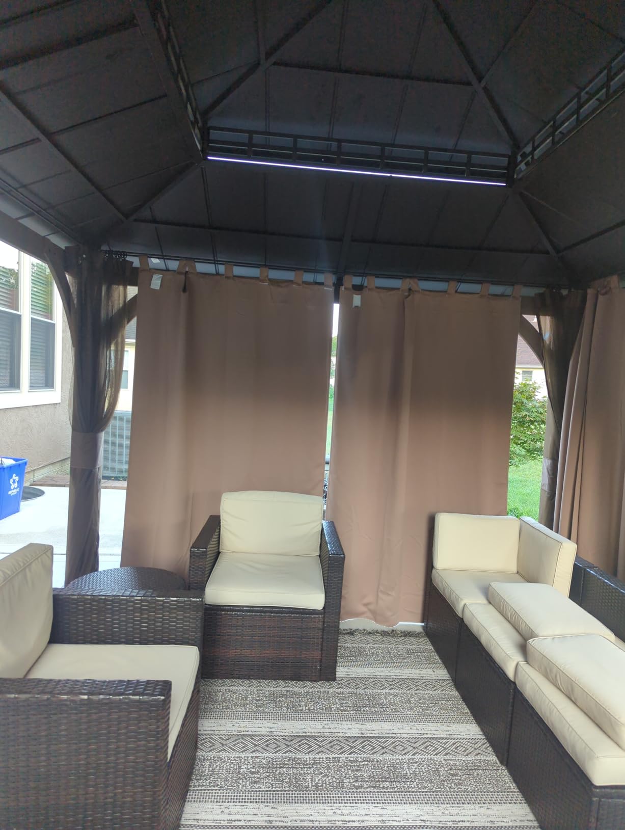 NICETOWN 2 Panels Outdoor Curtains for Patio Waterproof 84 NICETOWN 2 Panels Outdoor Curtains for Patio Waterproof 84