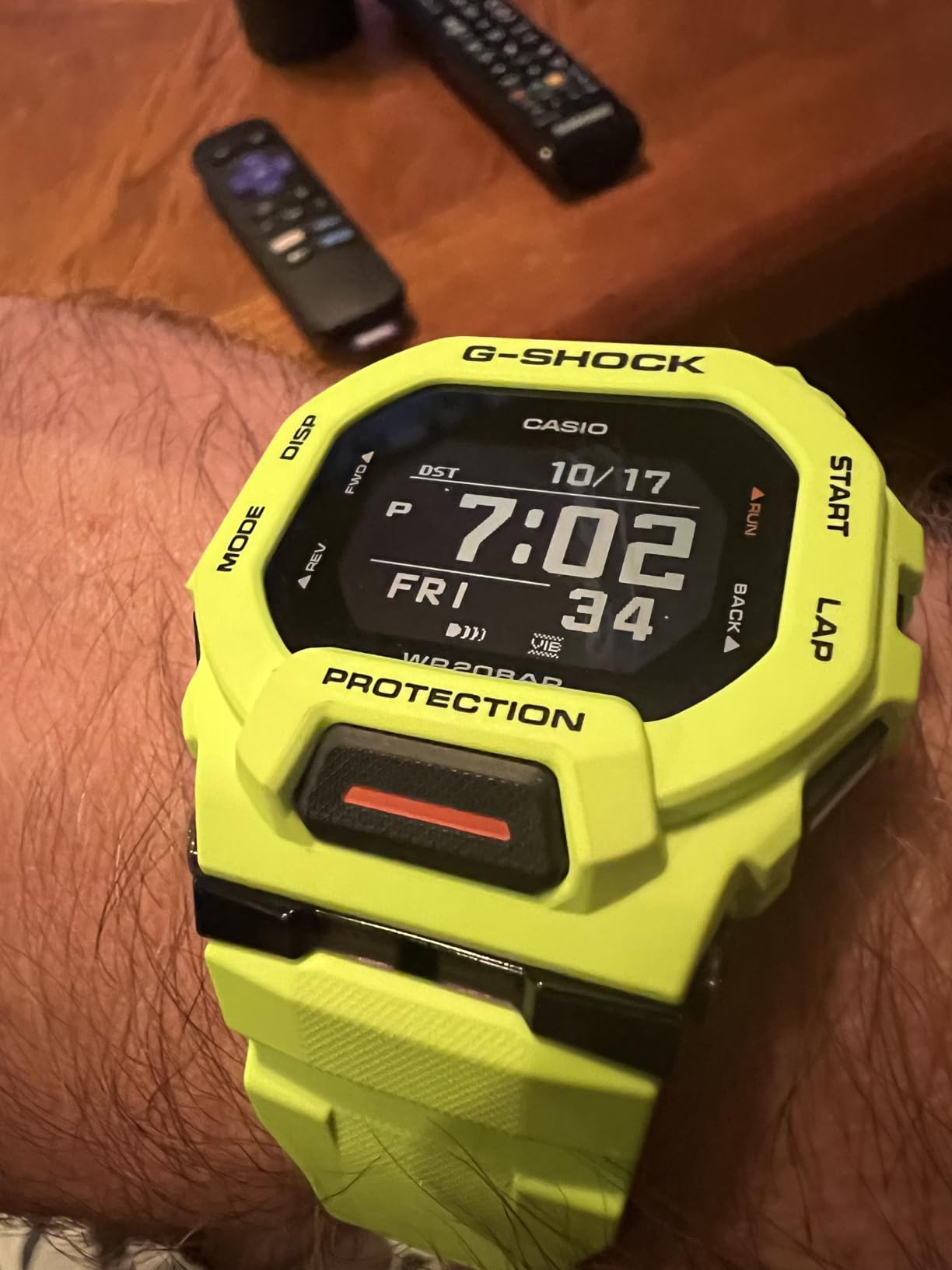 Casio G-Shock G-Squad Move Digital Connected Lime Green Resin Strap Fitness Watch GBD200-9 - Customer Photo 1