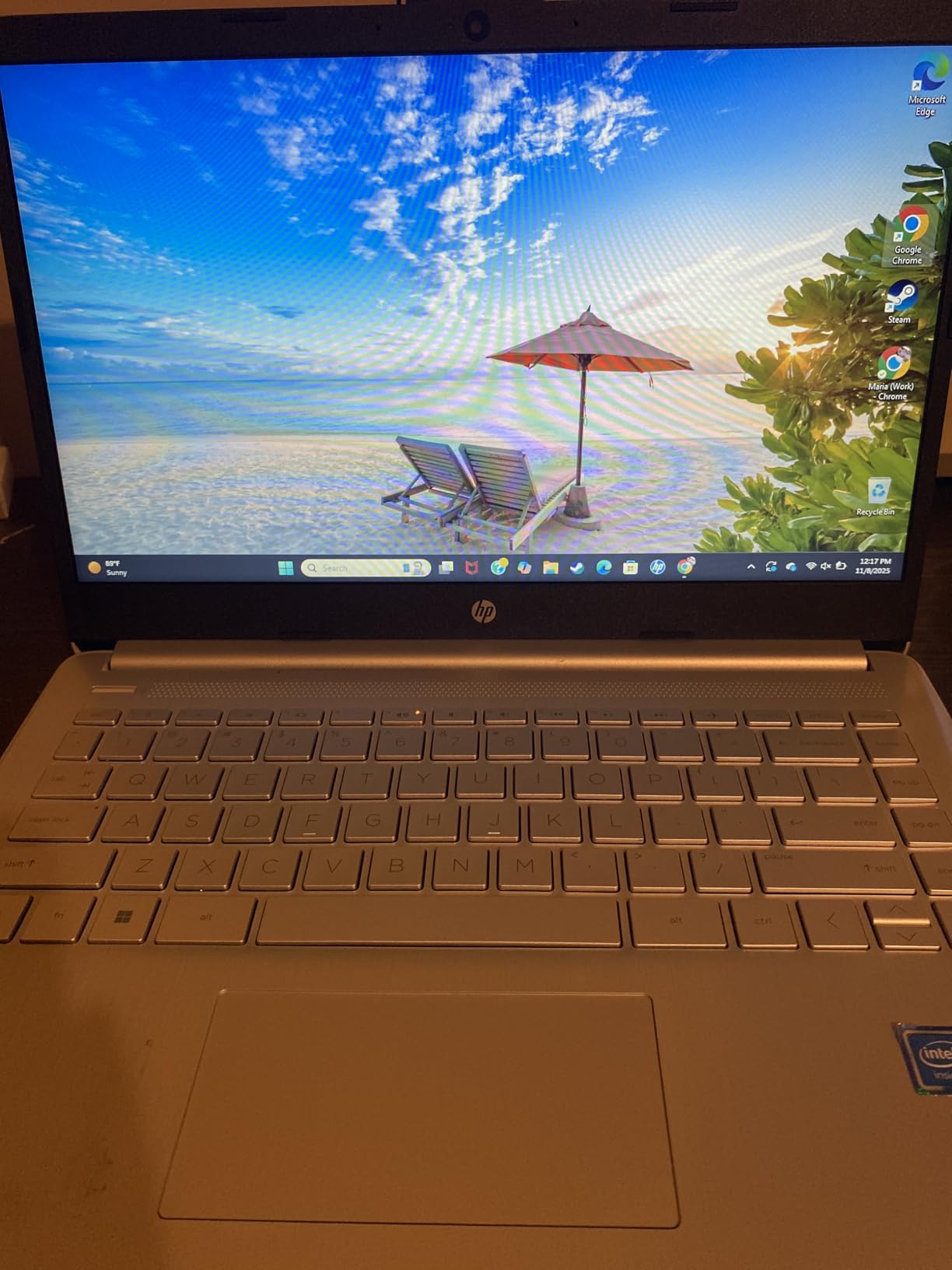HP 14 Laptop, Intel Celeron N4020, 4 GB RAM, 64 GB Storage, 14-inch Micro-edge HD Display, Windows 11 Home, Thin & Portable, 4K Graphics, One Year of Microsoft 365 (14-dq0040nr, Snowflake White) customer photo 2