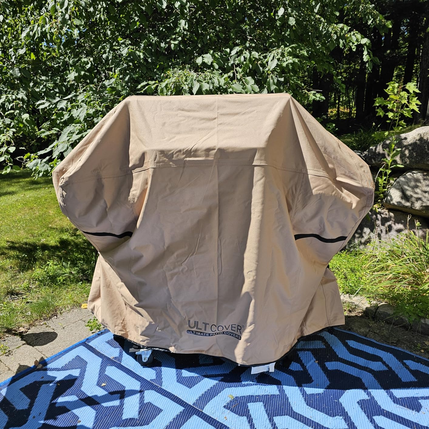 ULTCOVER Waterproof Grill Cover 52 inch, Heavy Duty BBQ Cover for 2-4 Burners Outdoor Gas Barbecue Grill customer photo 1