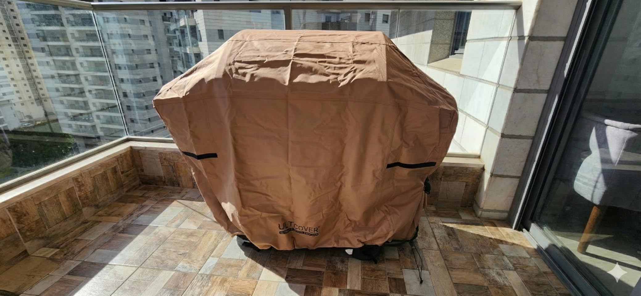 ULTCOVER Waterproof Grill Cover 52 inch, Heavy Duty BBQ Cover for 2-4 Burners Outdoor Gas Barbecue Grill customer photo 2