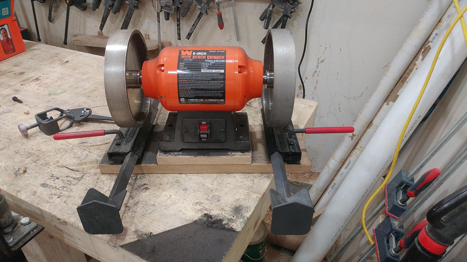 WEN BG4286 3-Amp 8-Inch Slow Speed Bench Grinder customer photo 2