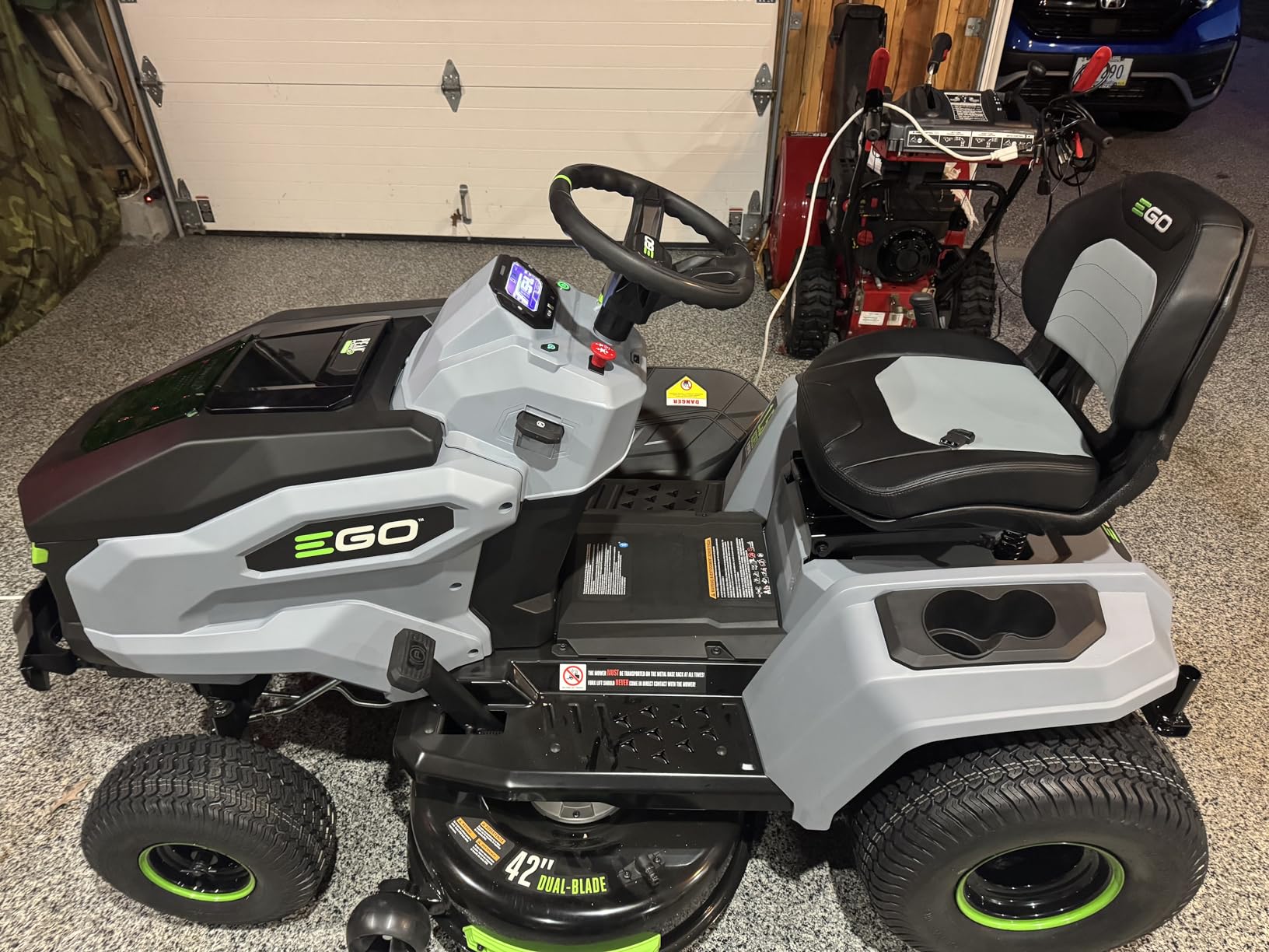 EGO Power+ Electric Riding Lawn Mower, 42 EGO Power+ Electric Riding Lawn Mower, 42