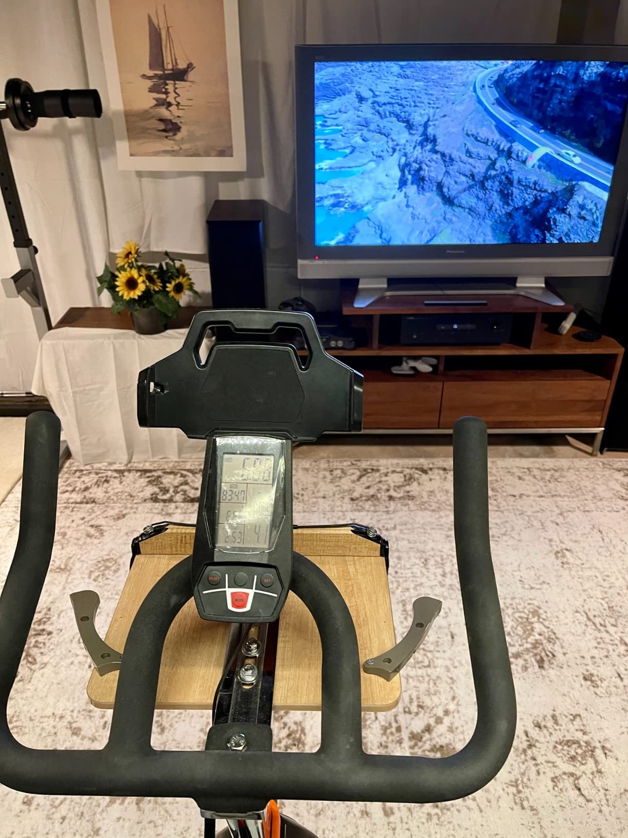 YOSUDA PRO Magnetic Exercise Bike 350 lbs Weight Capacity - Indoor Cycling Bike Stationary with Comfortable Seat Cushion, Silent Belt Drive 010C Customer Review YOSUDA PRO Magnetic Exercise Bike 350 lbs Weight Capacity - Indoor Cycling Bike Stationary with Comfortable Seat Cushion, Silent Belt Drive 010C - Customer Photo 1