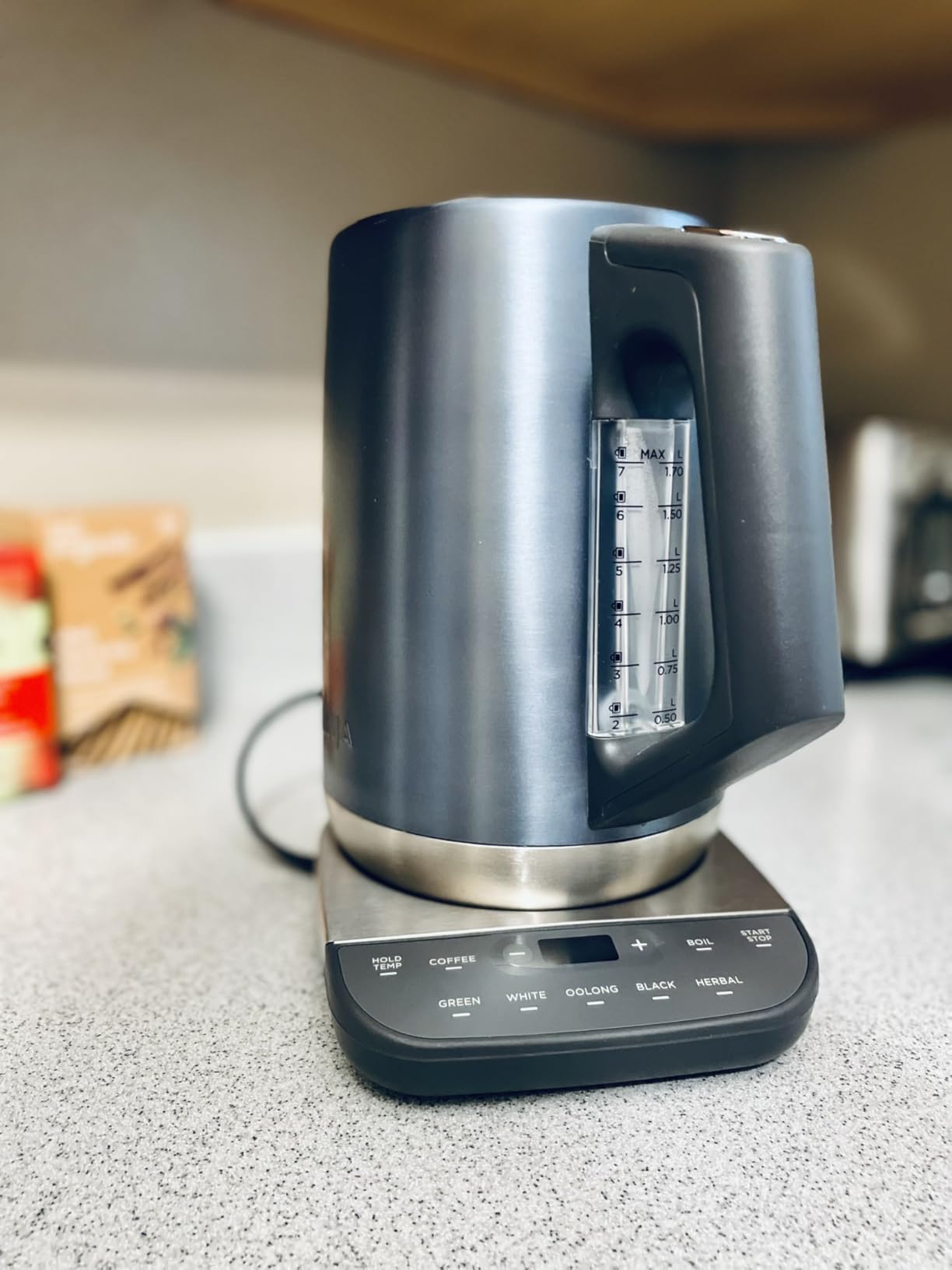 Ninja KT200 Precision Temperature Electric Kettle, 1500 watts, BPA Free, Stainless, 7-Cup Capacity, Hold Temp Setting, Silver Customer Review Ninja KT200 Precision Temperature Electric Kettle, 1500 watts, BPA Free, Stainless, 7-Cup Capacity, Hold Temp Setting, Silver - Customer Photo 2