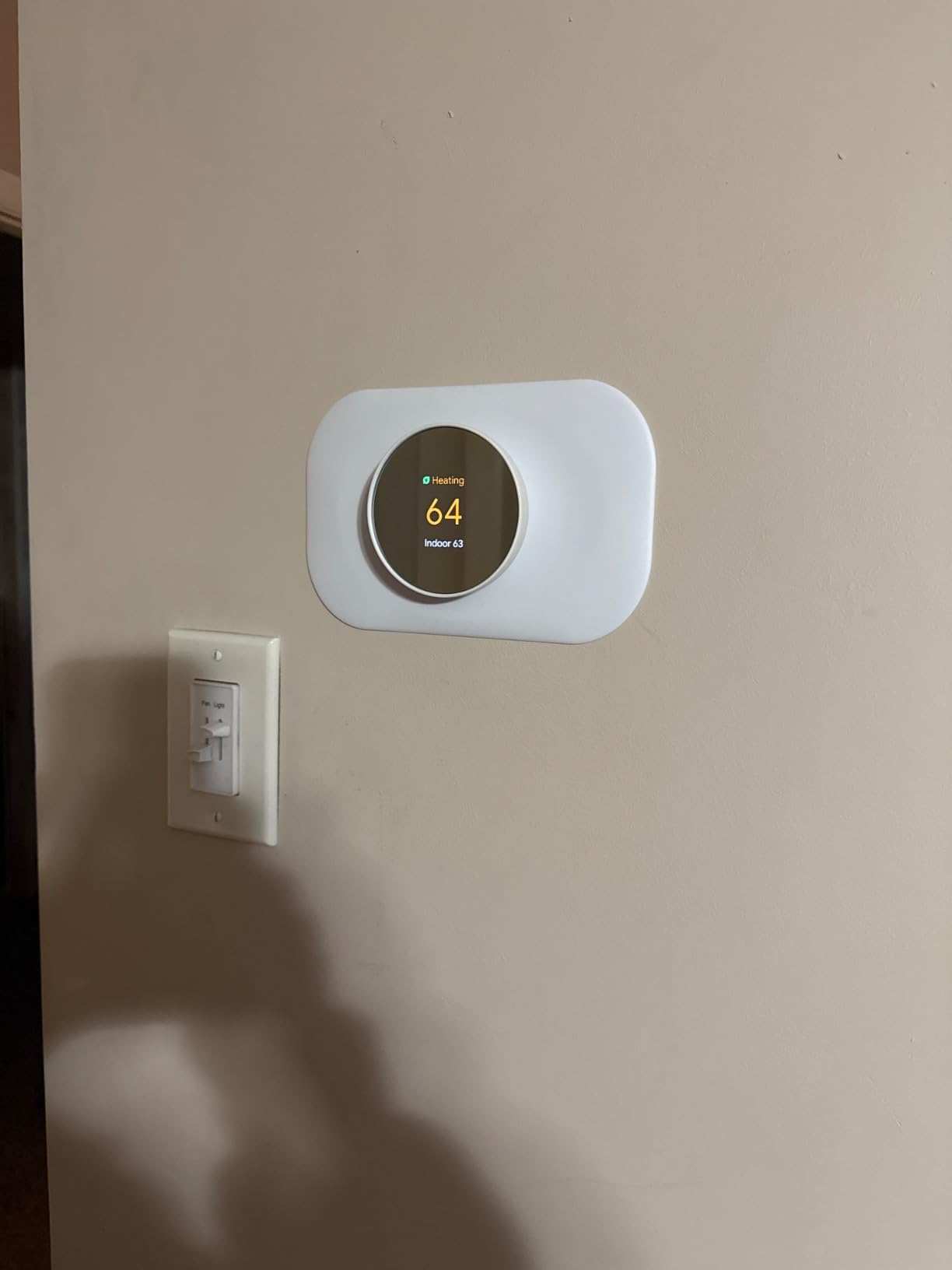 Google Nest Thermostat - Smart Thermostat for Home - Programmable Wifi Thermostat - Snow (Renewed) - Customer Photo 1