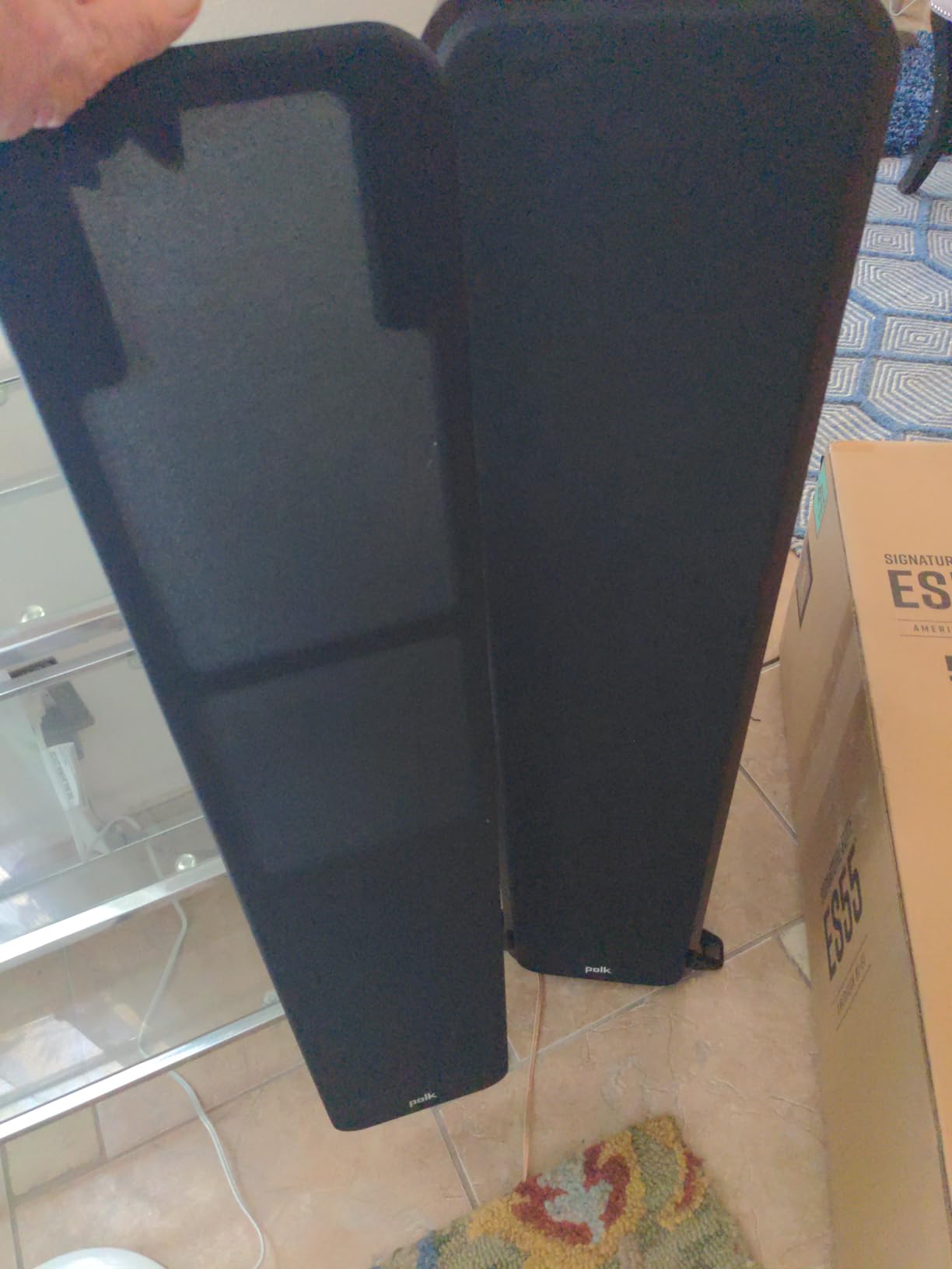 Polk Signature Elite ES50 Tower Speaker - Hi-Res Certified, Dolby Atmos Speakers & DTS:X Compatible, 1