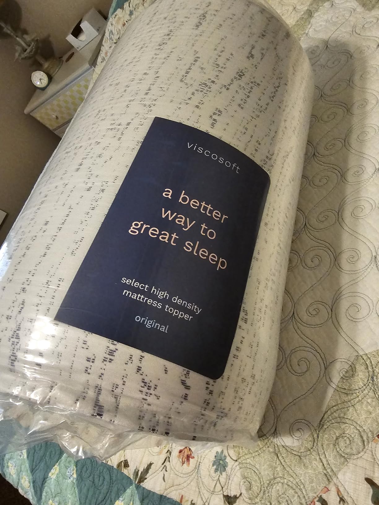 ViscoSoft 2 Inch Memory Foam Mattress Topper King - Select High Density Ventilated Mattress Pad - Premium Removable Rayon Cover Customer Review ViscoSoft 2 Inch Memory Foam Mattress Topper King - Select High Density Ventilated Mattress Pad - Premium Removable Rayon Cover - Customer Photo 2