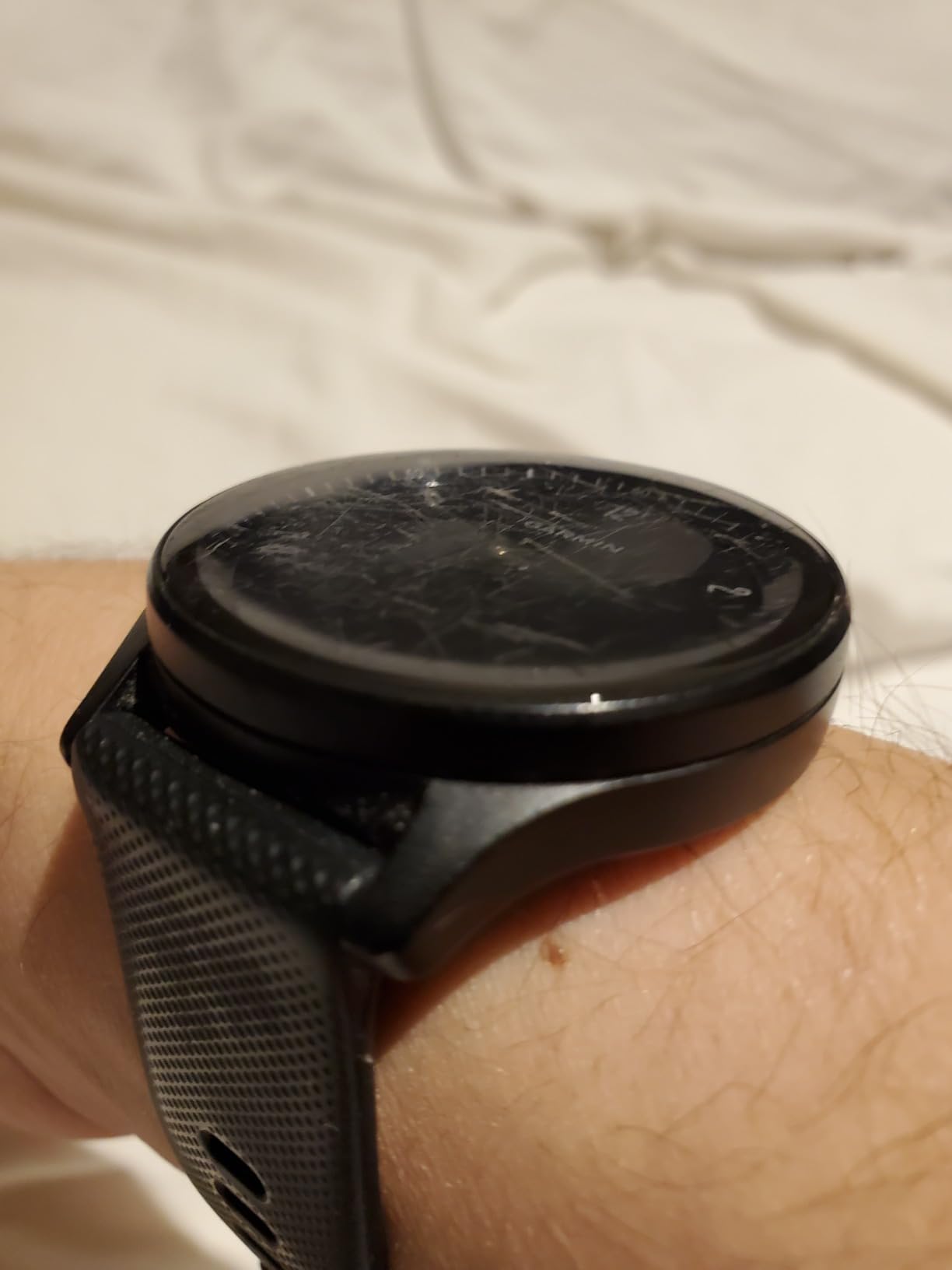 Garmin vivomove Sport, Hybrid Smartwatch, Health and Wellness Features, Touchscreen, Black - Customer Photo 1