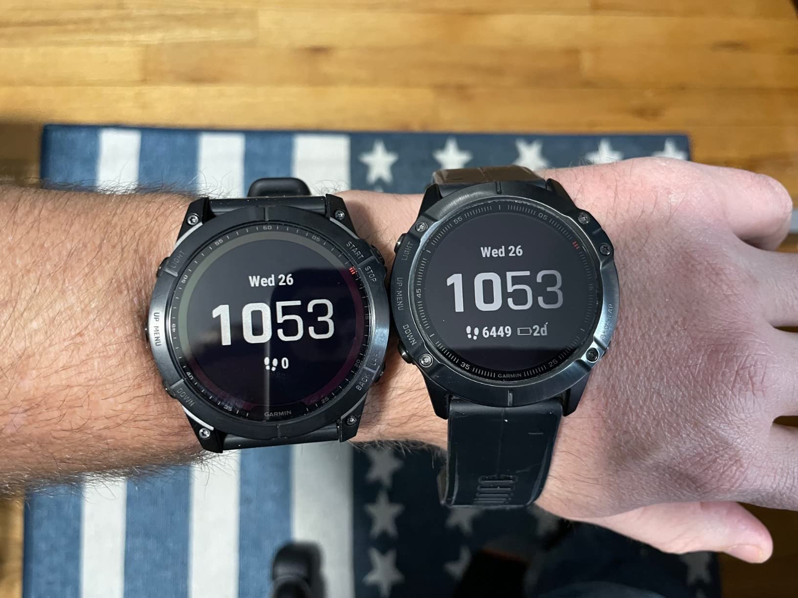 Fenix 7X Sapphire Solar, Larger Adventure smartwatch, with Solar Charging Capabilities, Rugged Outdoor Watch with GPS, Touchscreen, Wellness Features, Carbon Gray DLC Titanium with Black Band customer photo 1