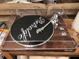 Turntables Belt-Drive Record Player with Wireless Output Connectivity, Vinyl Player Support 33&45 RPM Speed Phono Line USB Digital to PC Recording with Advanced Magnetic Cartridge&Counterweight - Customer Photo 2