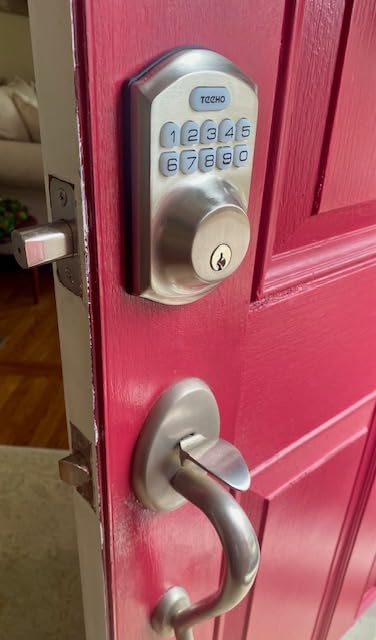 TEEHO TE001 Keyless Entry Door Lock with Keypad - Smart Deadbolt Lock for Front Door with 2 Keys - Auto Lock - Easy Installation - Oil-Rubbed Bronze - Customer Photo 2