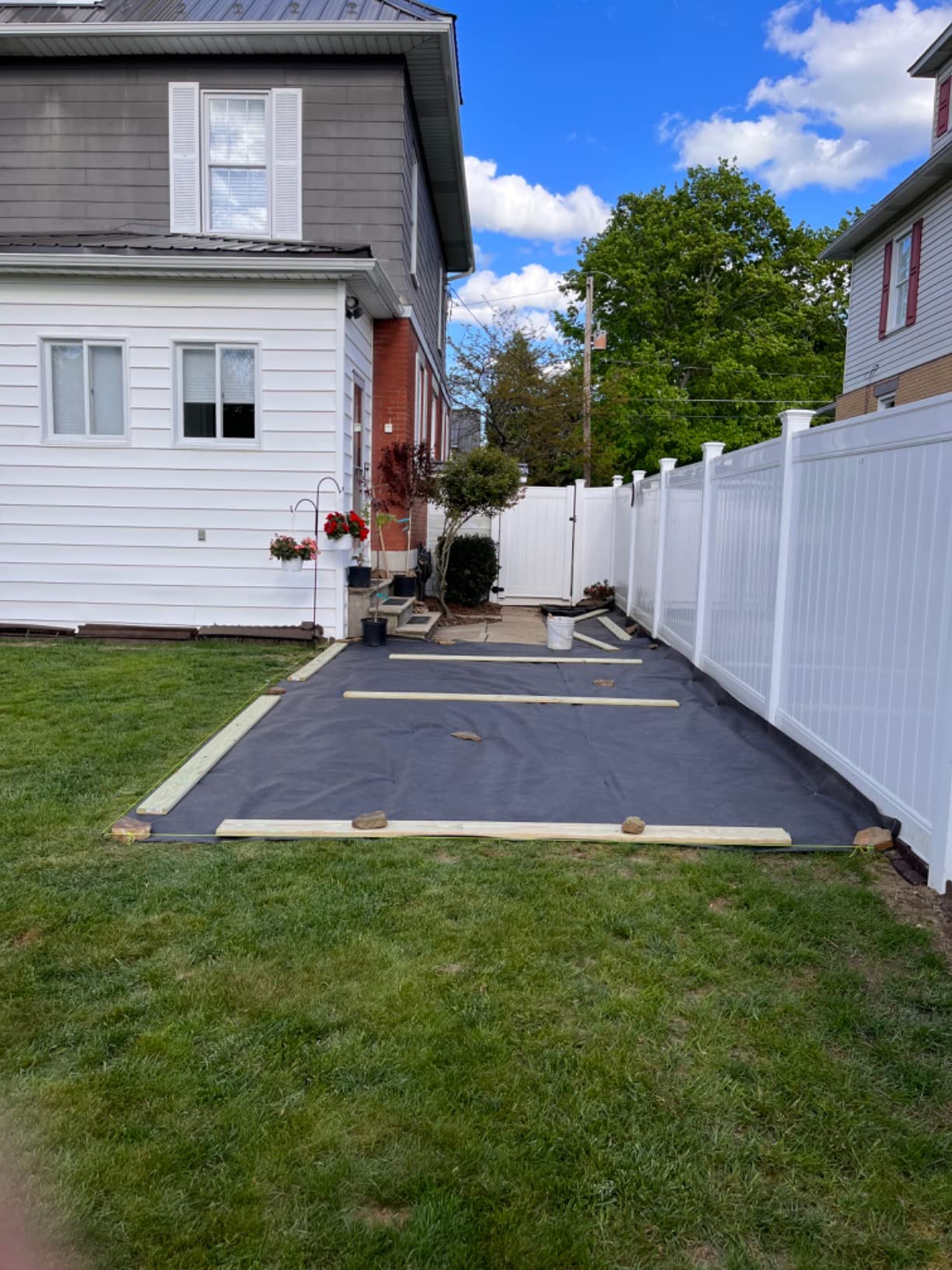 NewTechWood UltraShield Naturale 1 ft. x 3 ft. Quick Deck Outdoor Composite Deck Tile in Westminster Gray (15 sq. ft. Per Box) Customer Review NewTechWood UltraShield Naturale 1 ft. x 3 ft. Quick Deck Outdoor Composite Deck Tile in Westminster Gray (15 sq. ft. Per Box) - Customer Photo 1