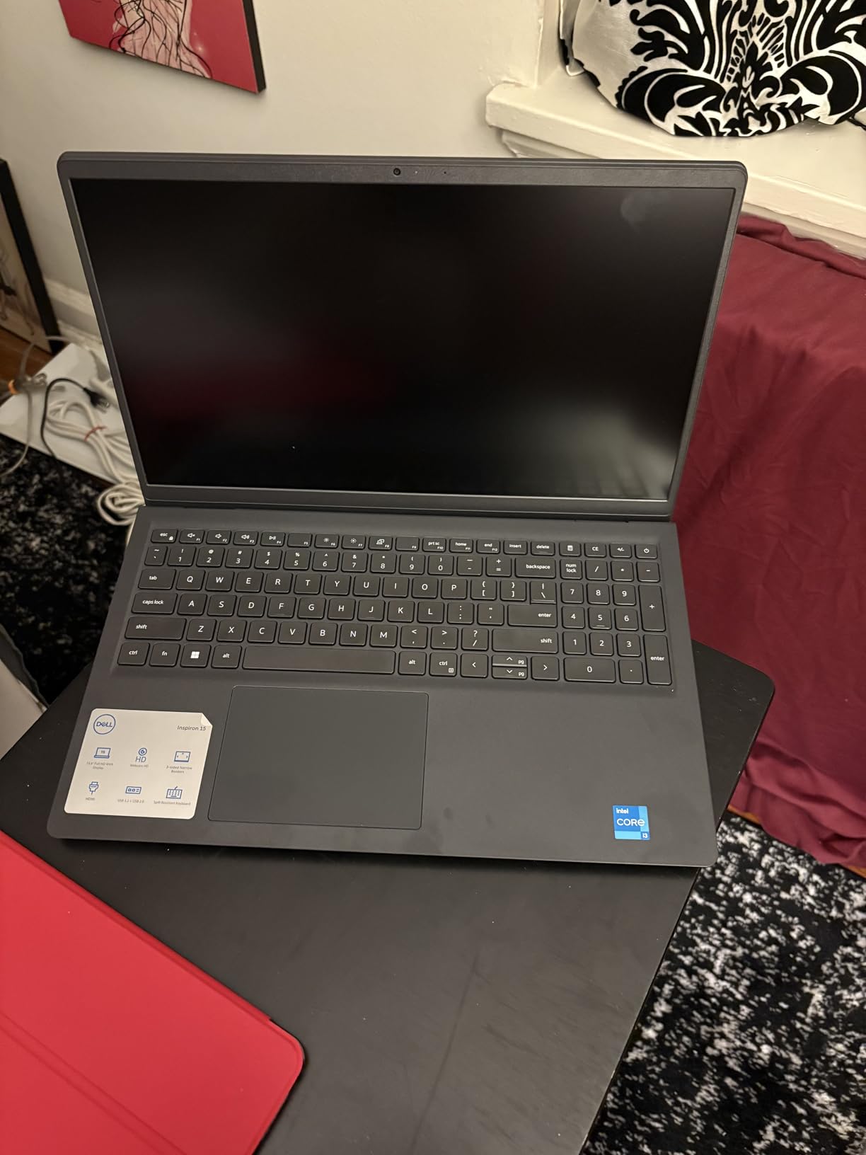 Dell 15 Laptop DC15250-15.6-inch FHD 120Hz Display, Intel Core 3 Processor 100U, 8GB DDR4 RAM, 512GB SSD, Intel UHD Graphics, Windows 11 Home, Onsite Service - Carbon Black customer photo 1
