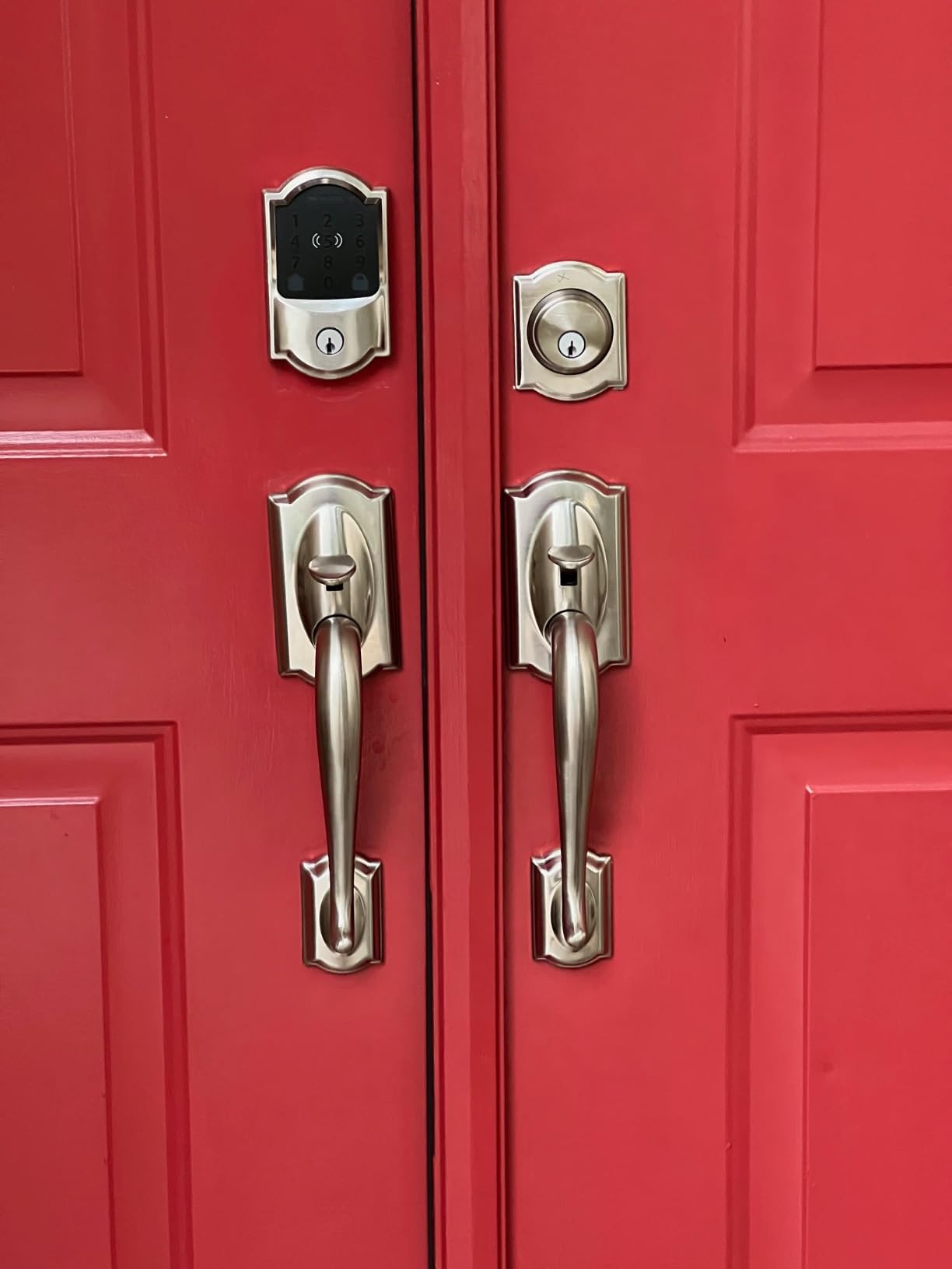 Schlage Encode Plus Smart WiFi Deadbolt Lock, Tap to Unlock, Matte Black customer photo 2