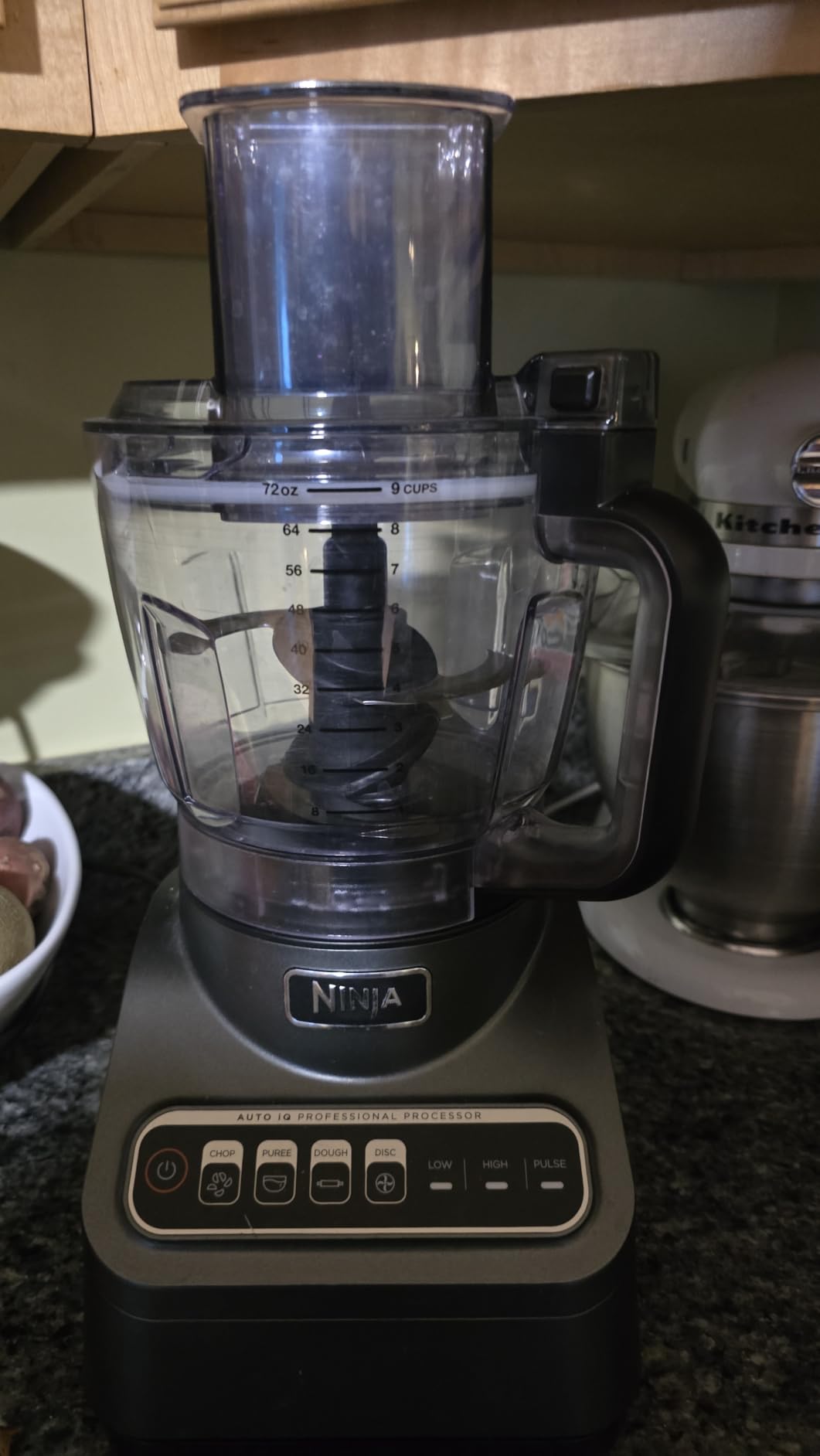 Ninja Food Processor, Professional XL, 1200 Peak-Watts, 4-in-1, Chopping, Slicing/Shredding, Purees, Dough, 12-Cup Processor Bowl, 2 Blades & 2 Discs, Feed Chute/Pusher, Black, NF701 - Customer Photo 4