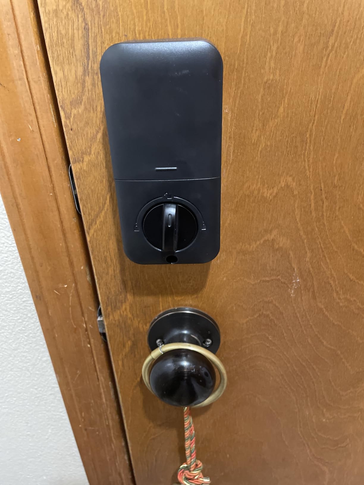 TEEHO TE002 Fingerprint Door Lock - Keyless Entry Door Lock - Electronic Keypad Deadbolt - Smart Locks for Front Door - Auto Lock - Easy Installation - Oil-Rubbed Bronze - Customer Photo 2