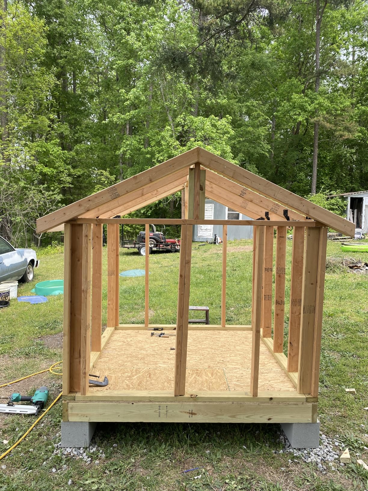 DOTOOL Framing Nail Gun 21 Degree 2-Inch to 3-1/2-Inch with Tool-Less Depth Adjustment Pneumatic Framing Nailer customer photo 2