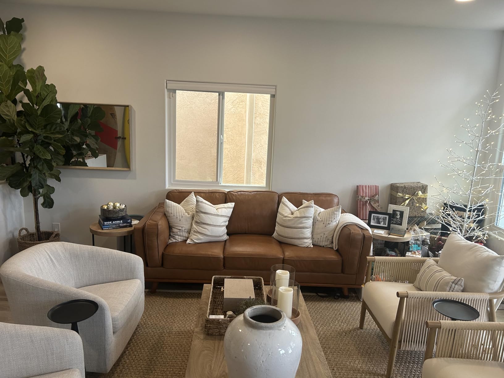 Valencia Artisan Full Leather Sofa 88\