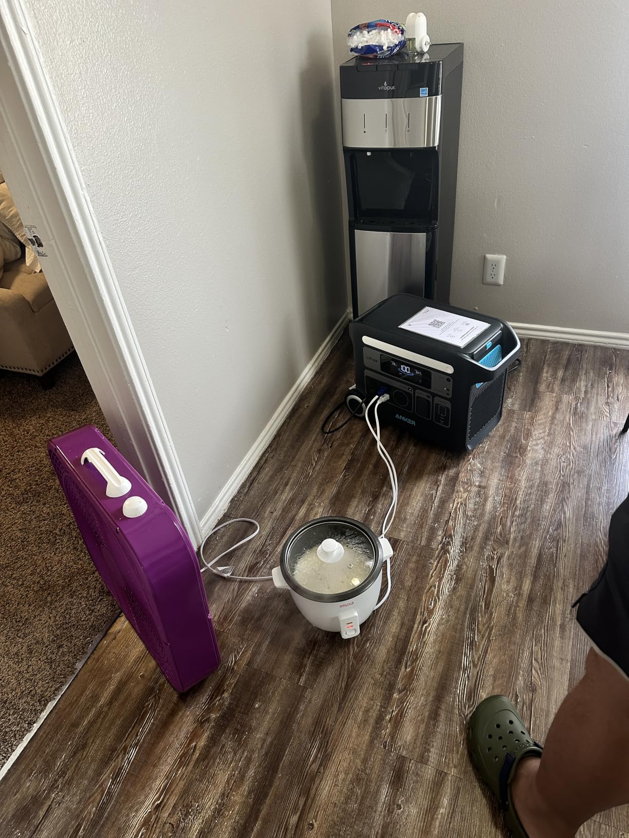 Anker SOLIX F2000 Portable Power Station, Powerhouse 767, 2400W Solar Generator, GaNPrime Battery Generators for Home Use, LiFePO4 Power Station - Customer Photo 2