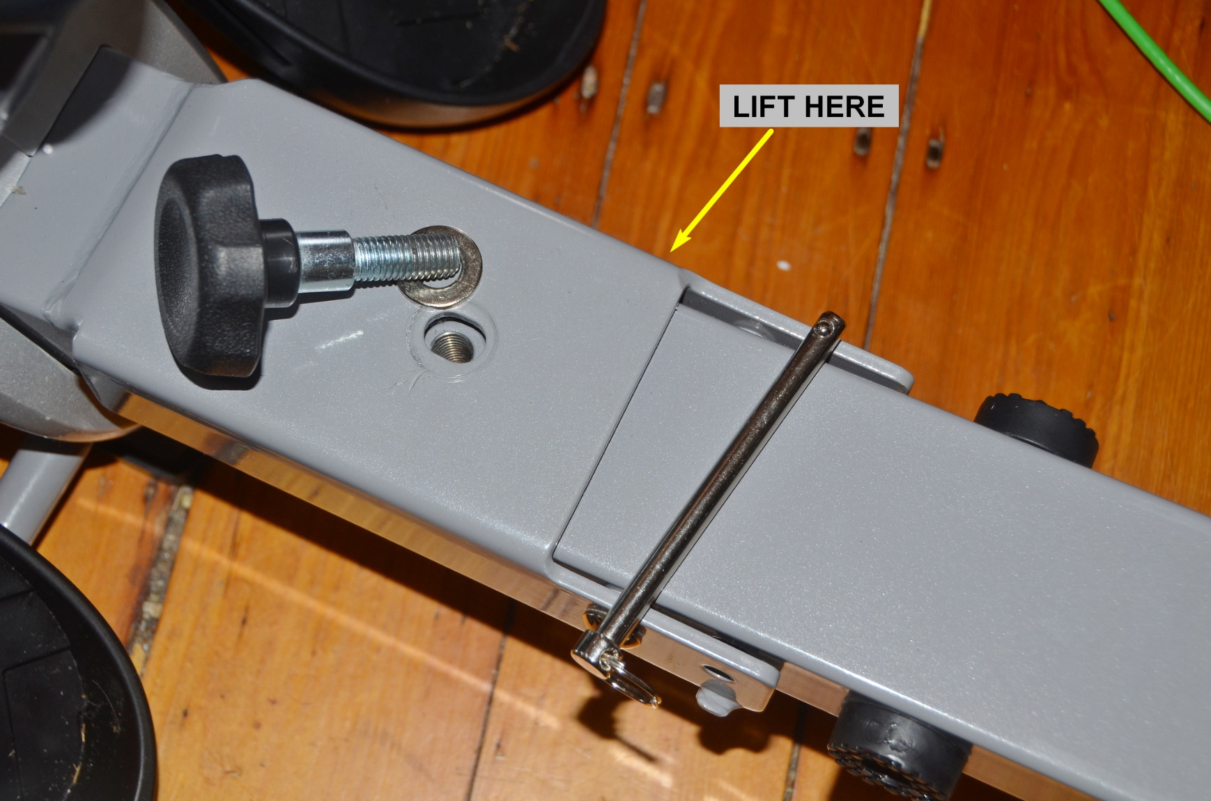 Sunny Health & Fitness Flip & Foldable Rowing Machine for Home w/Extended Slide Rail, Full-Body Workout, Low-Impact, Optional Extra Long Rail, Quiet Rail Cover, Water Motion and Free SunnyFit App - Customer Photo 2