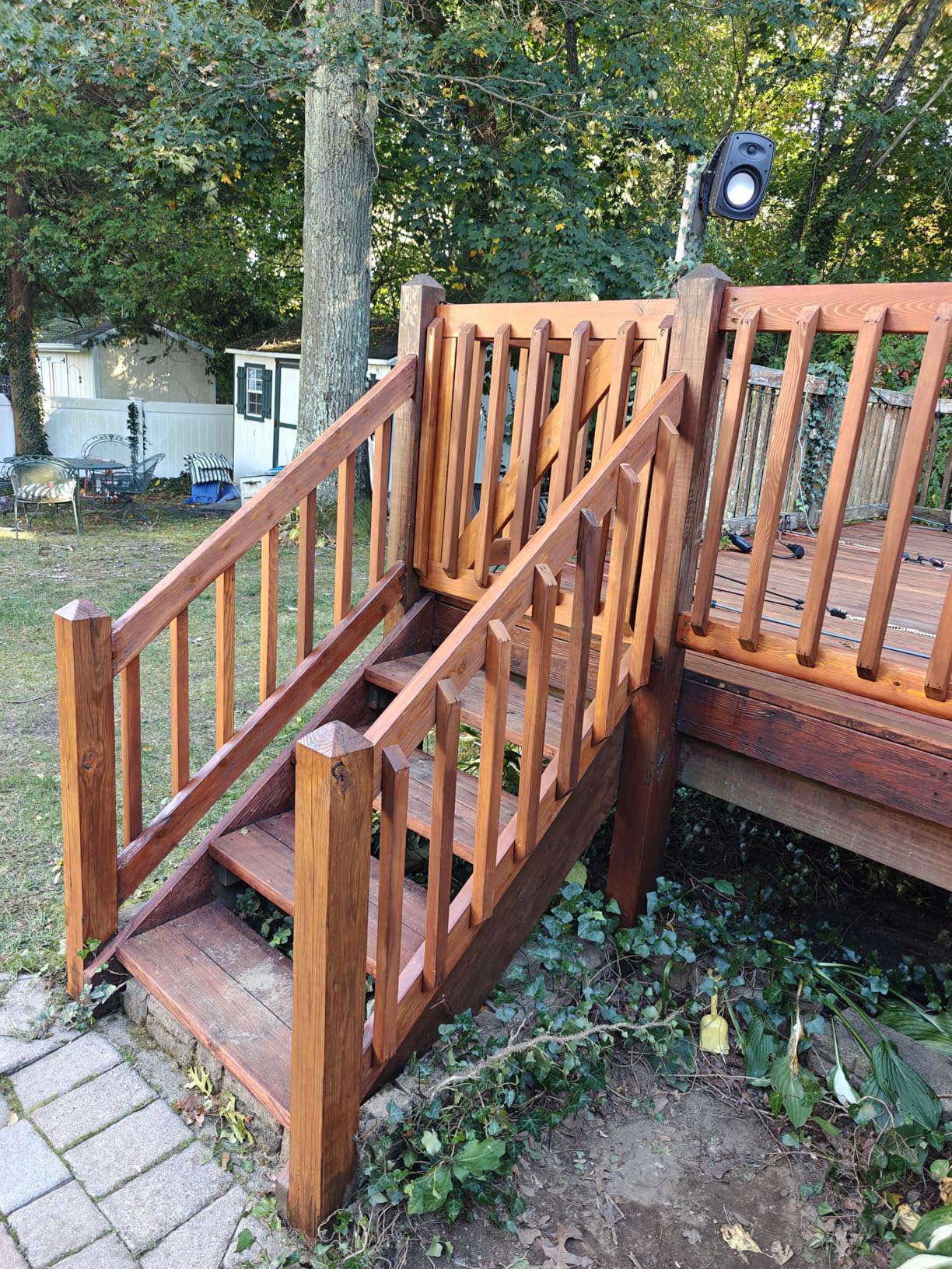 DEFY Ultra Semi-Transparent Outdoor Wood Stain and Sealer in One - Cedar Tone, 1 Gallon, Deck Stain and Sealer | Rich Color and Satin Sheen for All Wood Types Customer Review DEFY Ultra Semi-Transparent Outdoor Wood Stain and Sealer in One - Cedar Tone, 1 Gallon, Deck Stain and Sealer | Rich Color and Satin Sheen for All Wood Types - Customer Photo 2