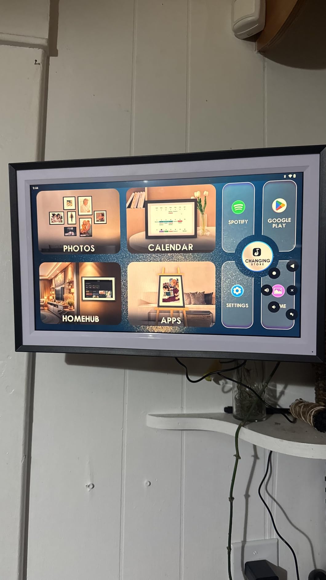 All-in-one Smart Display Built-in Li-Battery|Google Digital Calendar,Picture Frame with Anti-Glare Touchscreen,Voice Assistant,Homehub|Wall-Mount or Desktop|Speakers|No Subscription(10.1-Inch Black) Customer Review All-in-one Smart Display Built-in Li-Battery|Google Digital Calendar,Picture Frame with Anti-Glare Touchscreen,Voice Assistant,Homehub|Wall-Mount or Desktop|Speakers|No Subscription(10.1-Inch Black) - Customer Photo 2