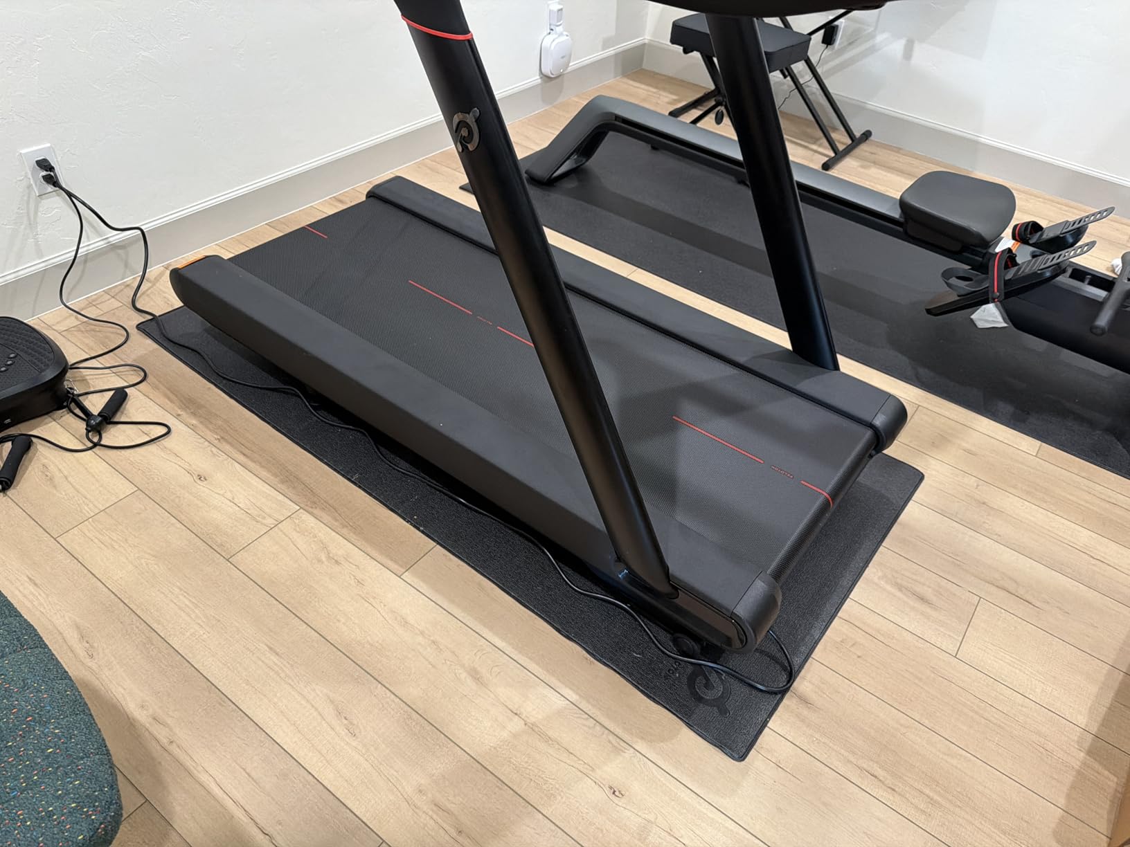 Peloton Bike Mat - 72 x 36 inches with 4 mm Thickness, Compatible with Peloton Exercise Bikes Customer Review Peloton Bike Mat - 72 x 36 inches with 4 mm Thickness, Compatible with Peloton Exercise Bikes - Customer Photo 1
