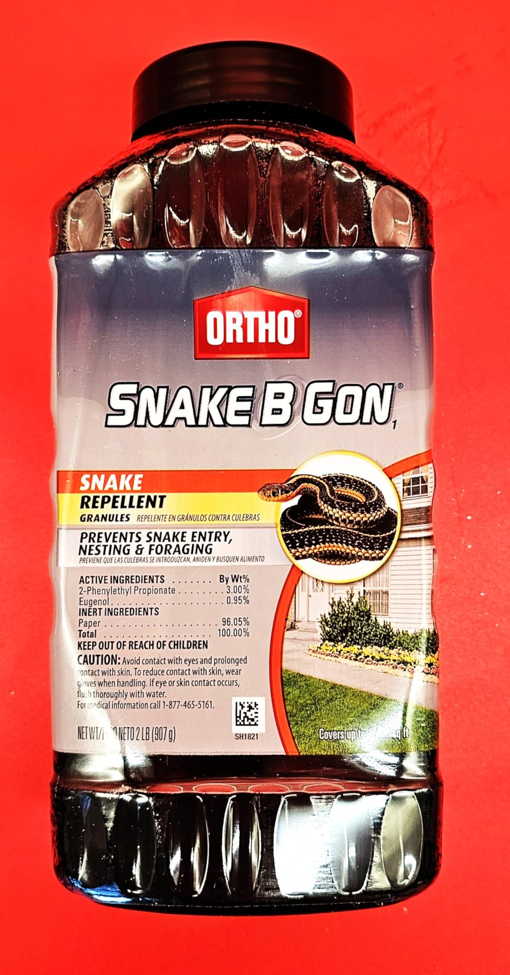Ortho Snake B Gon1 - Snake Repellent Granules, No-Stink Formula, Covers Up to 1,440 sq. ft., 2 lbs. (2-Pack) - Customer Photo 1