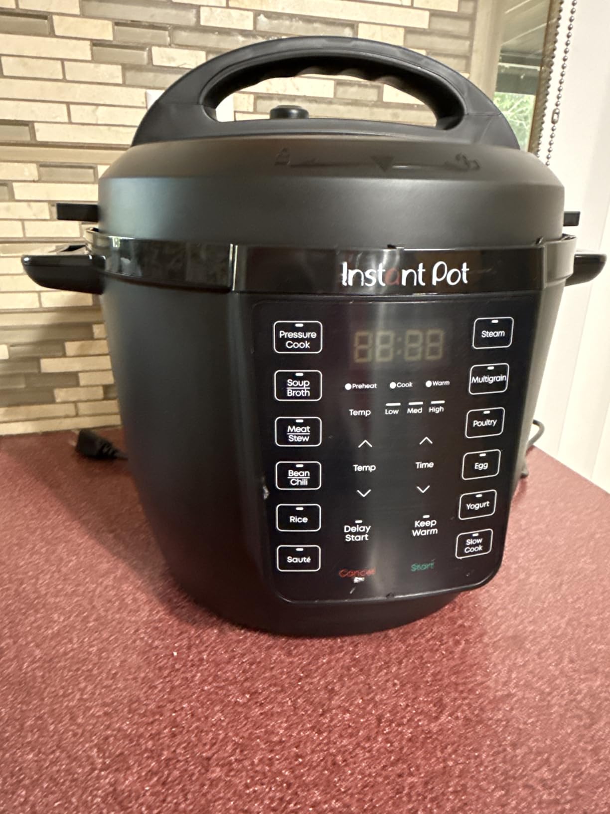 Instant Pot 6QT RIO 7-in-1 Multi-Cooker, Pressure Cooker, Slow cook, Sauté, Steam, Rice Maker, Yogurt, & Warmer, Black, 6 Quarts customer photo 1