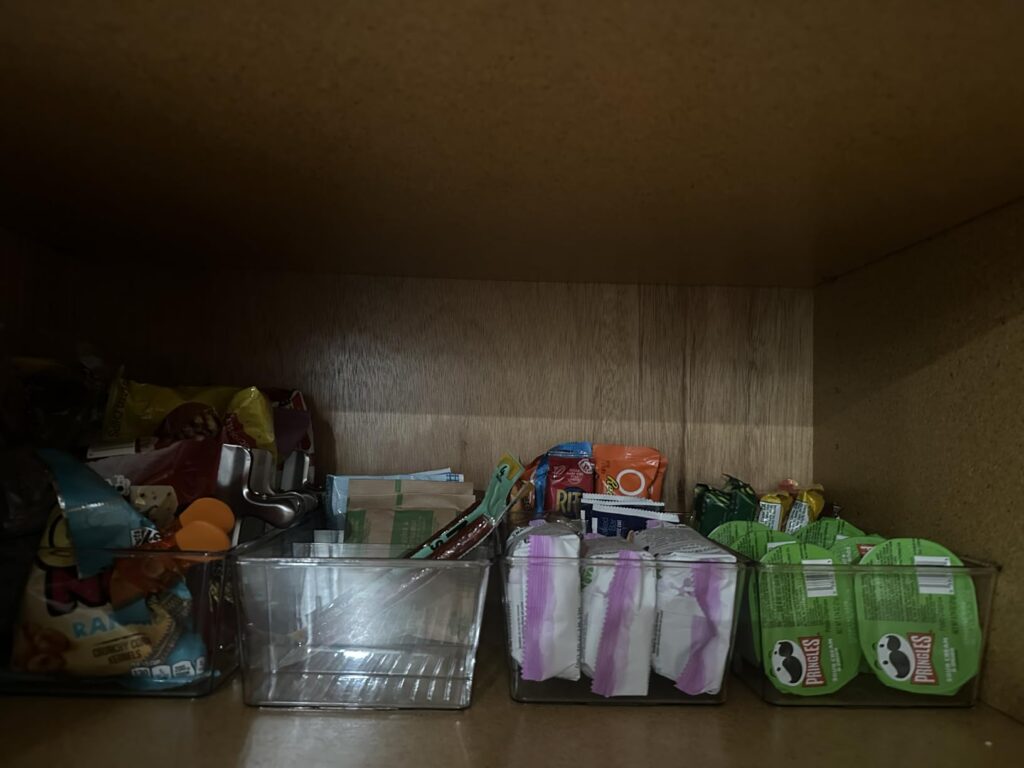 Vtopmart 8 Pack Food Storage Organizer Bins, Clear Plastic Bins for Pantry, Kitchen, Fridge, Cabinet Organization and Storage, 4 Compartment Holder for Packets, Snacks, Pouches, Spice Packets Customer Review Best Pantry Organizers
