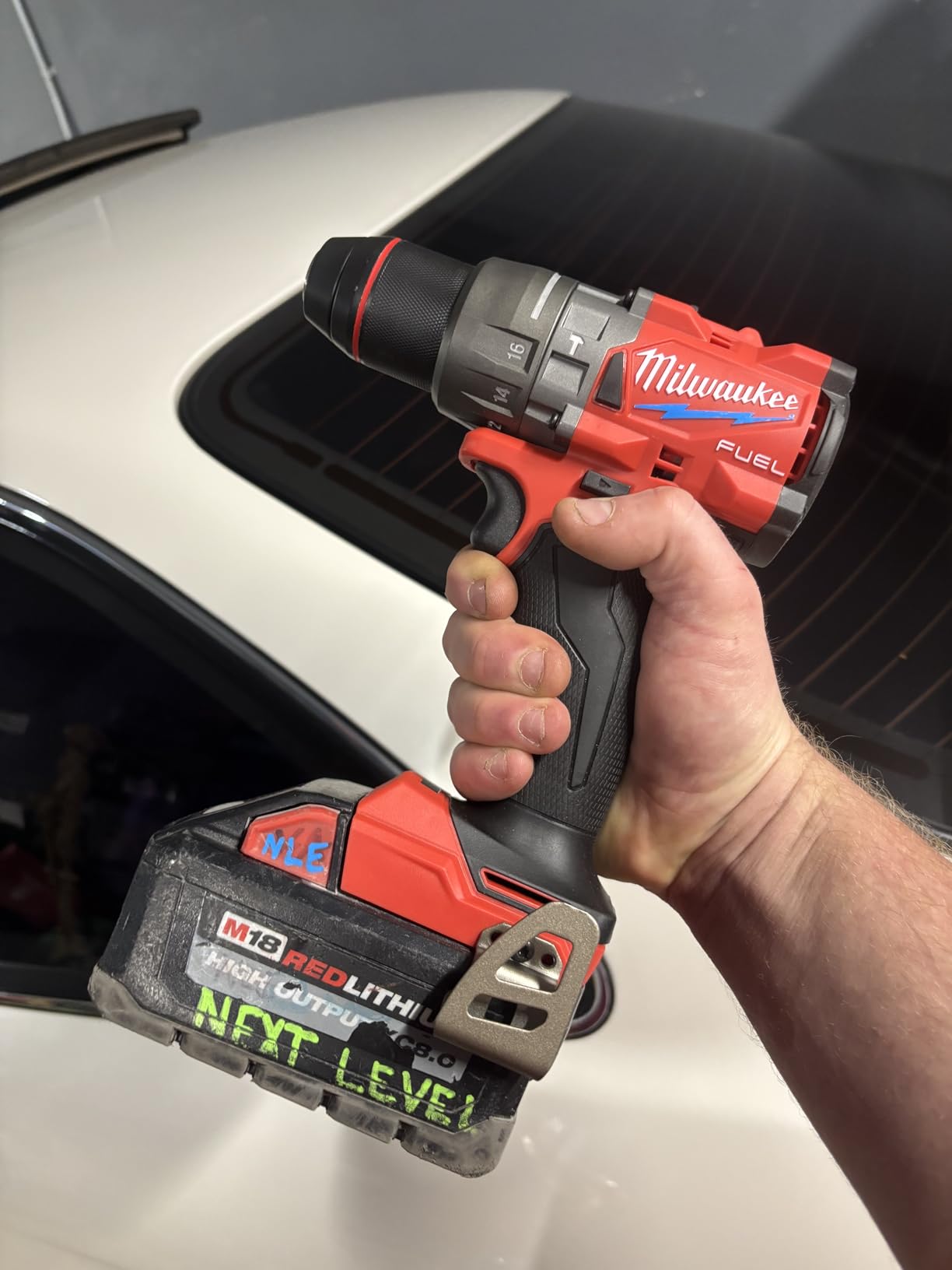 Milwaukee Electric - M18 Fuel. 1/2 Hammer Drill/Driver Customer Review Milwaukee Electric - M18 Fuel. 1/2 Hammer Drill/Driver - Customer Photo 1