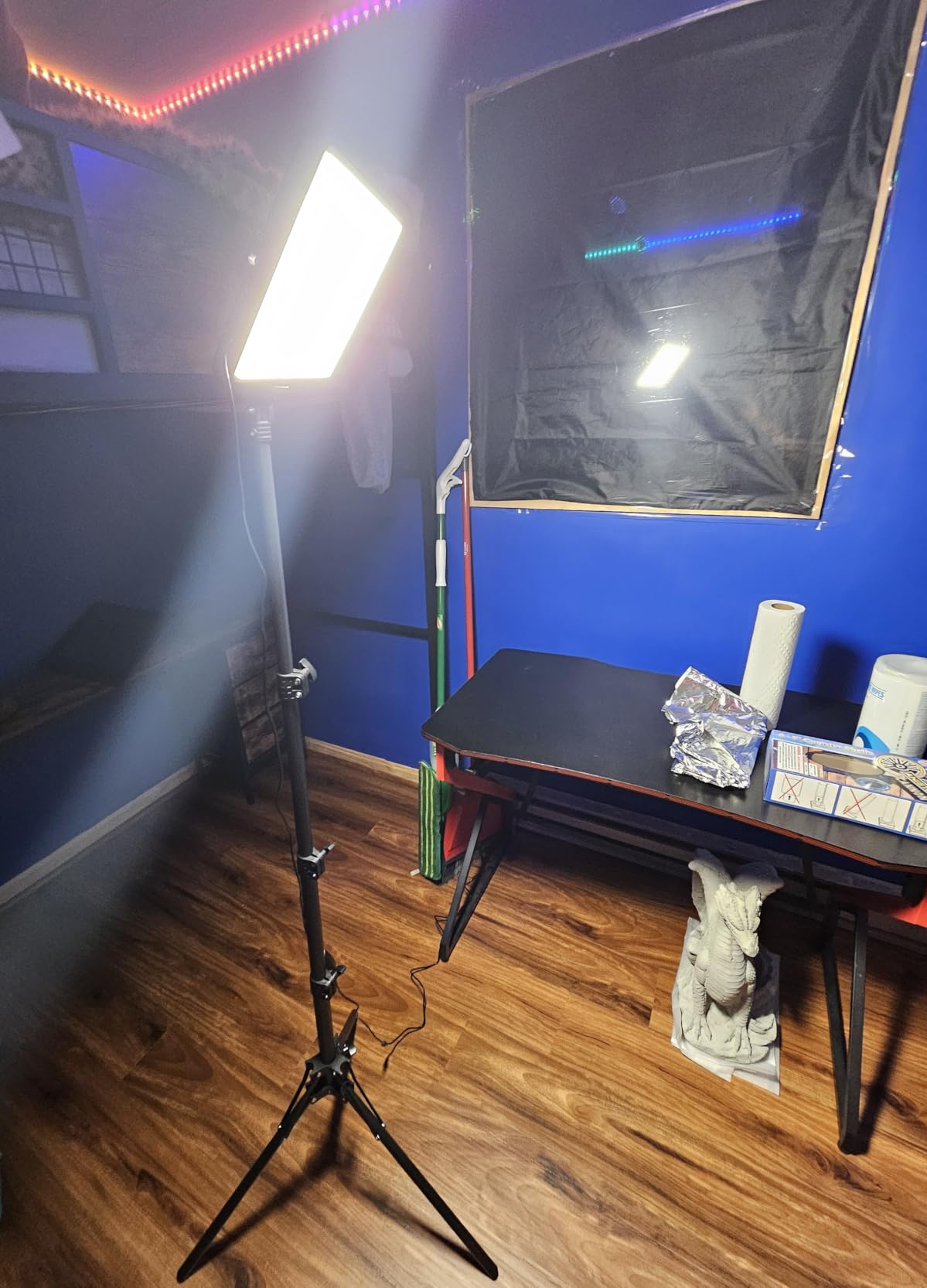 2-Pack LED Video Light Kit, NiceVeedi Studio Light, 2800-6500K Dimmable Photography Lighting Kit with Tripod Stand & Phone Holder, 73 2-Pack LED Video Light Kit, NiceVeedi Studio Light, 2800-6500K Dimmable Photography Lighting Kit with Tripod Stand & Phone Holder, 73
