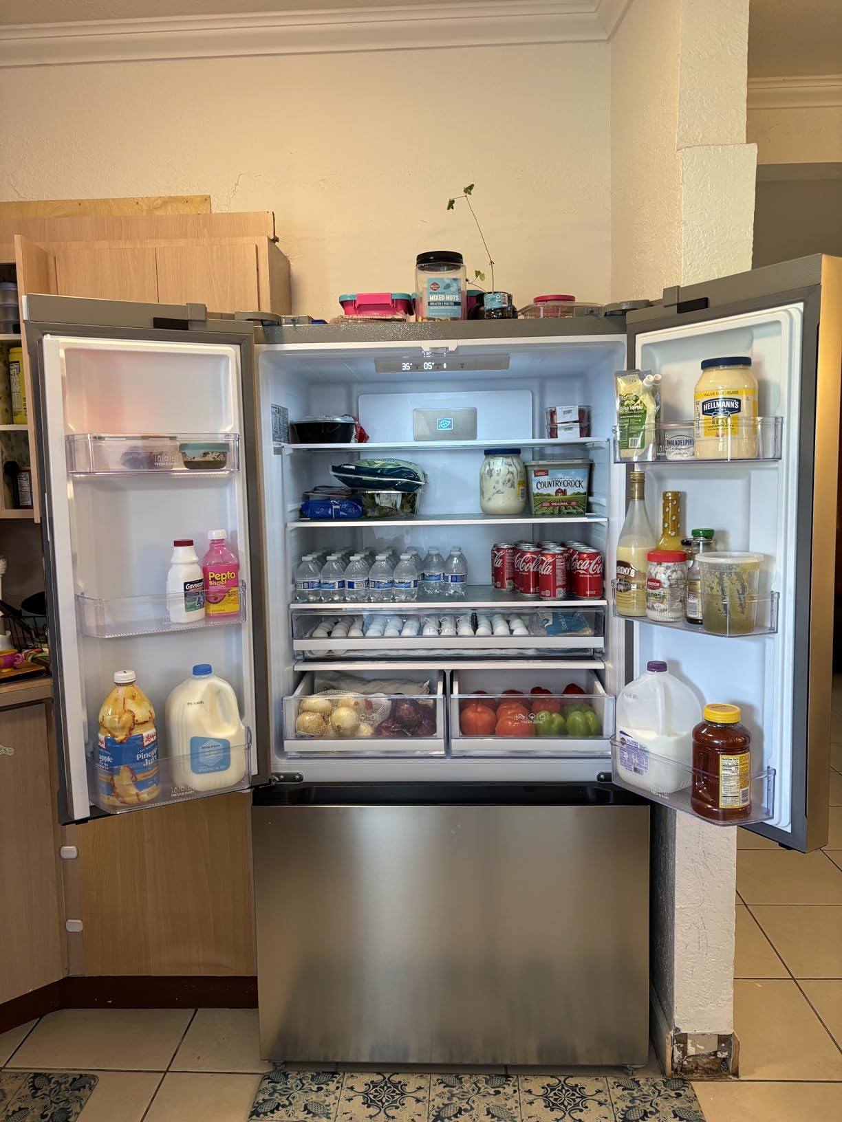 Hamilton Beach HBF2067 French Door Full Size Refrigerator with Freezer Drawer, 20.3 cu ft, Stainless Steel Customer Review Hamilton Beach HBF2067 French Door Full Size Refrigerator with Freezer Drawer, 20.3 cu ft, Stainless Steel - Customer Photo 2