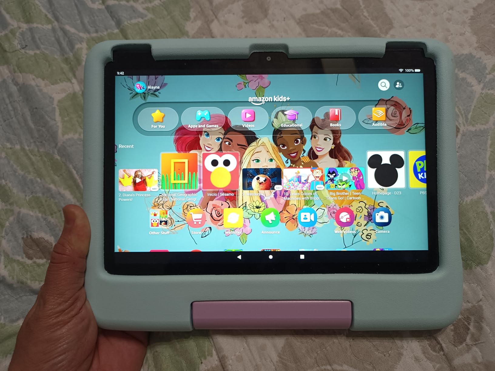 Fire HD 10 Kids tablet (newest model) ages 3-7 | Bright 10.1
