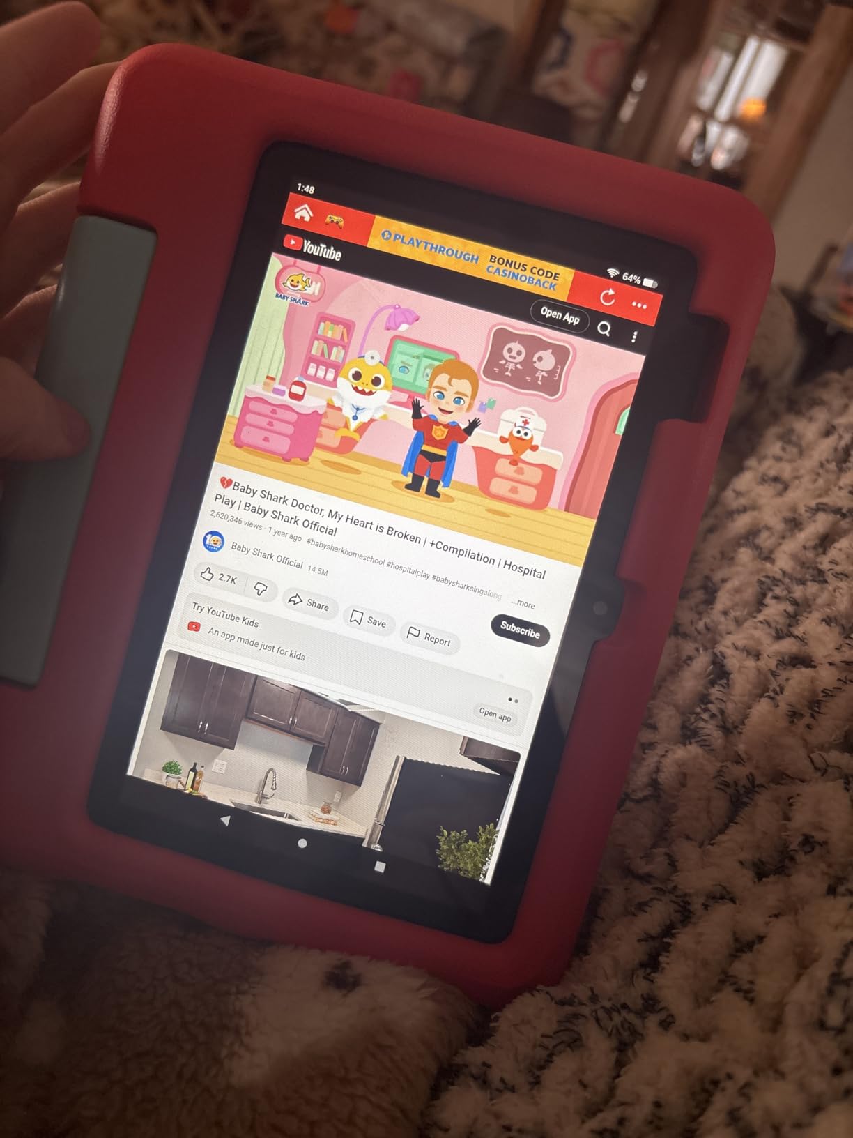 Amazon Fire 7 Kids tablet, ages 3-7. Top-selling 7