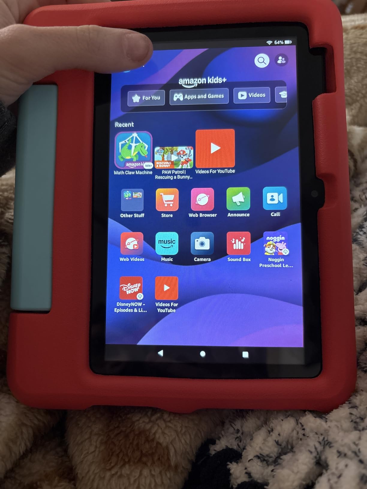 Amazon Fire 7 Kids tablet, ages 3-7. Top-selling 7