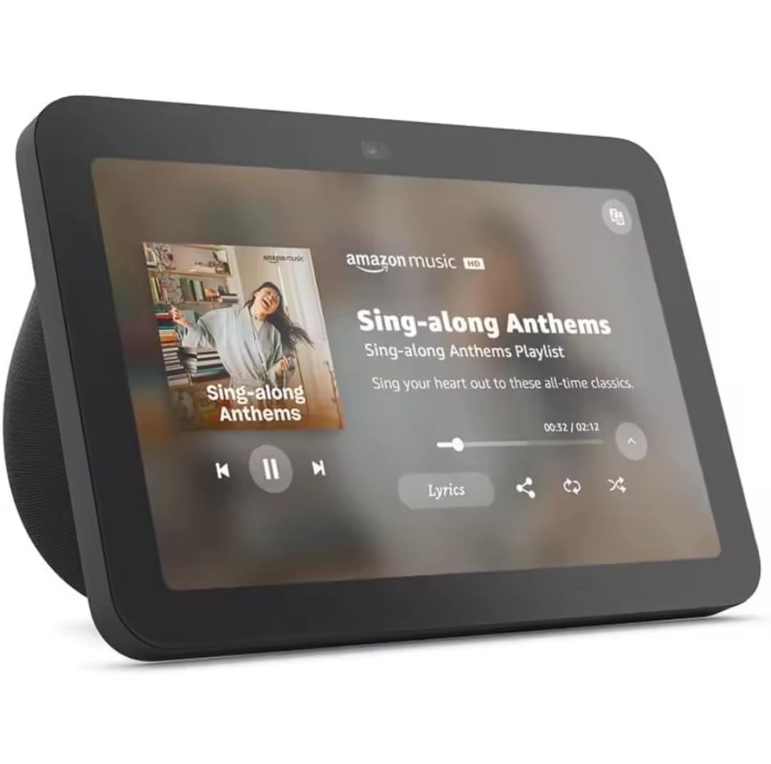 Like-New Amazon Echo Show 8, With Spatial Audio, Smart Home Hub, ideal for open living spaces, includes Alexa, Charcoal Customer Review Like-New Amazon Echo Show 8, With Spatial Audio, Smart Home Hub, ideal for open living spaces, includes Alexa, Charcoal - Customer Photo 1