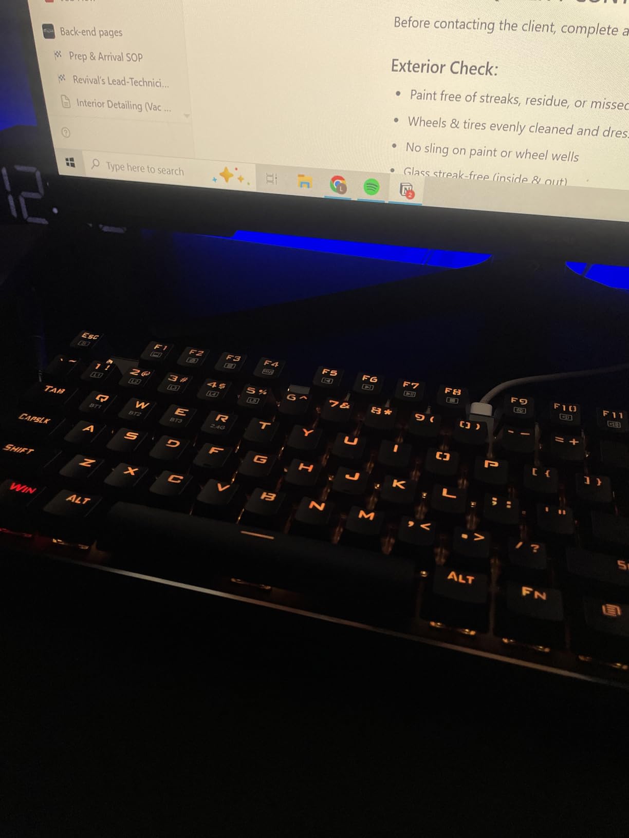 Redragon K556 PRO Wireless RGB Gaming Keyboard, BT/2.4Ghz Tri-Mode Aluminum Mechanical Keyboard with Hot-Swap Linear Quiet Red Switch customer photo 1
