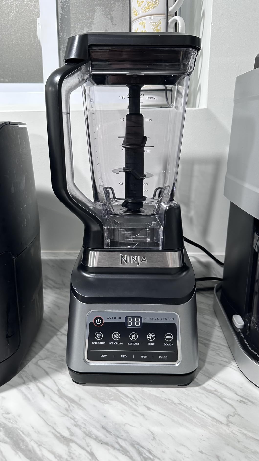 Ninja BN751 Professional Plus DUO Blender, 1400 Peak Watts, 3 Auto-IQ Programs for Smoothies, Frozen Drinks & Nutrient Extractions, 72-oz. Total Crushing Pitcher & (2) 24 oz. To-Go Cups, Black Customer Review Ninja BN751 Professional Plus DUO Blender, 1400 Peak Watts, 3 Auto-IQ Programs for Smoothies, Frozen Drinks & Nutrient Extractions, 72-oz. Total Crushing Pitcher & (2) 24 oz. To-Go Cups, Black - Customer Photo 1