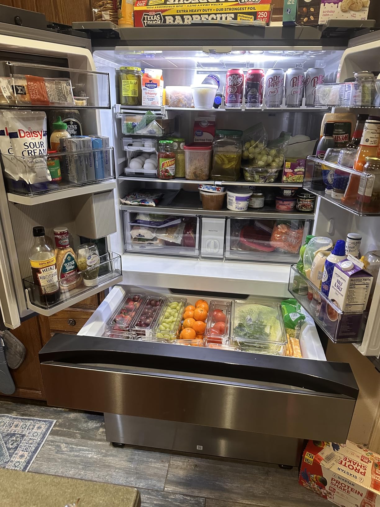 SAMSUNG RF29BB8600QL 29 Cu. Ft. Bespoke Stainless Steel 4-Door French Door Refrigerator Customer Review SAMSUNG RF29BB8600QL 29 Cu. Ft. Bespoke Stainless Steel 4-Door French Door Refrigerator - Customer Photo 2