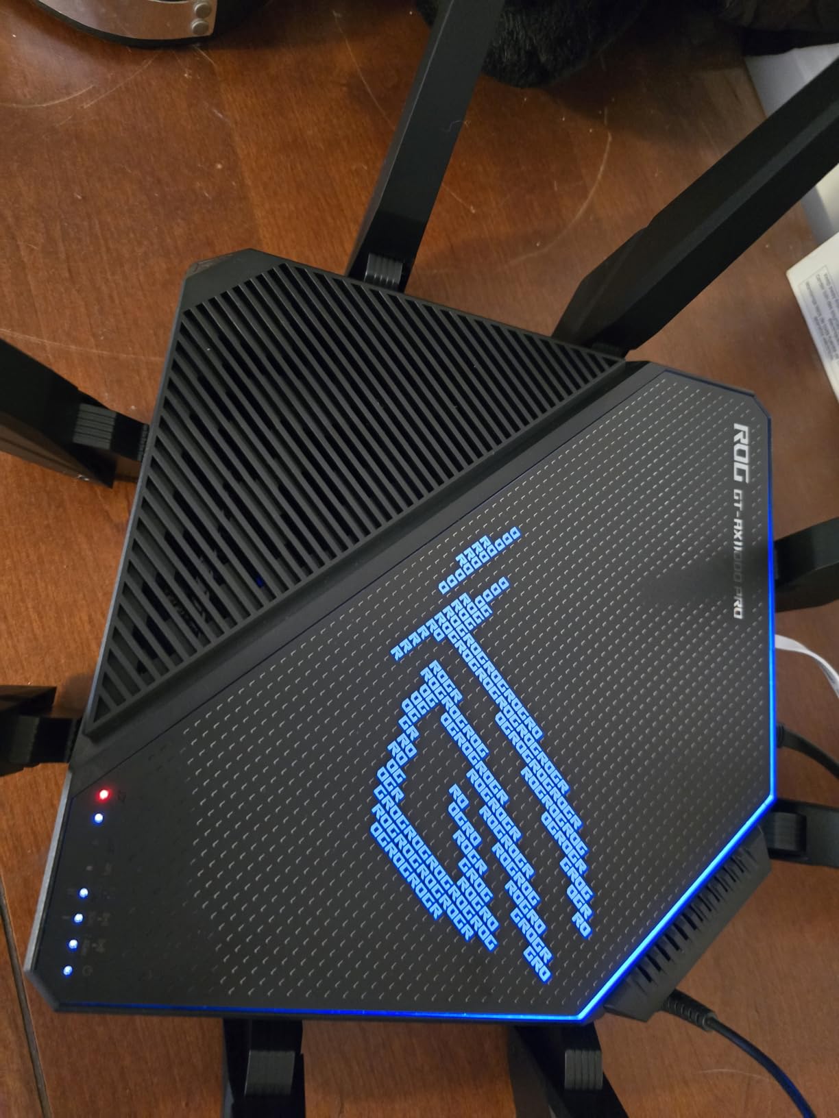 ASUS ROG Rapture GT-AX11000 Pro Tri-Band WiFi 6 Extendable Gaming Router, 10G & 2.5G Ports, ASUS RangeBoost Plus, Triple-Level Game Acceleration, Subscription-Free Network Security, AiMesh Compatible customer photo 2