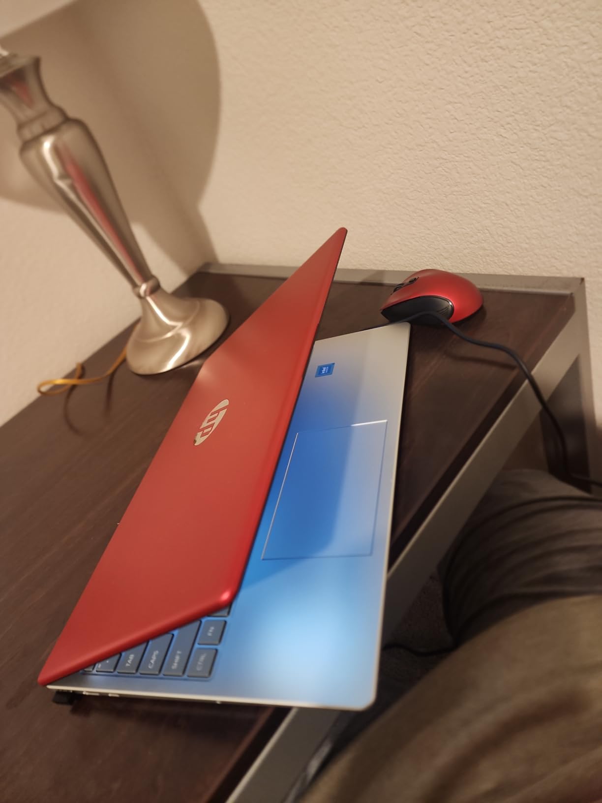 HP 2023 15'' HD IPS Laptop, Windows 11, Intel Pentium 4-Core Processor Up to 2.70GHz, 8GB RAM, 128GB SSD, HDMI, Super-Fast 6th Gen WiFi, Dale Red (Renewed) customer photo 2