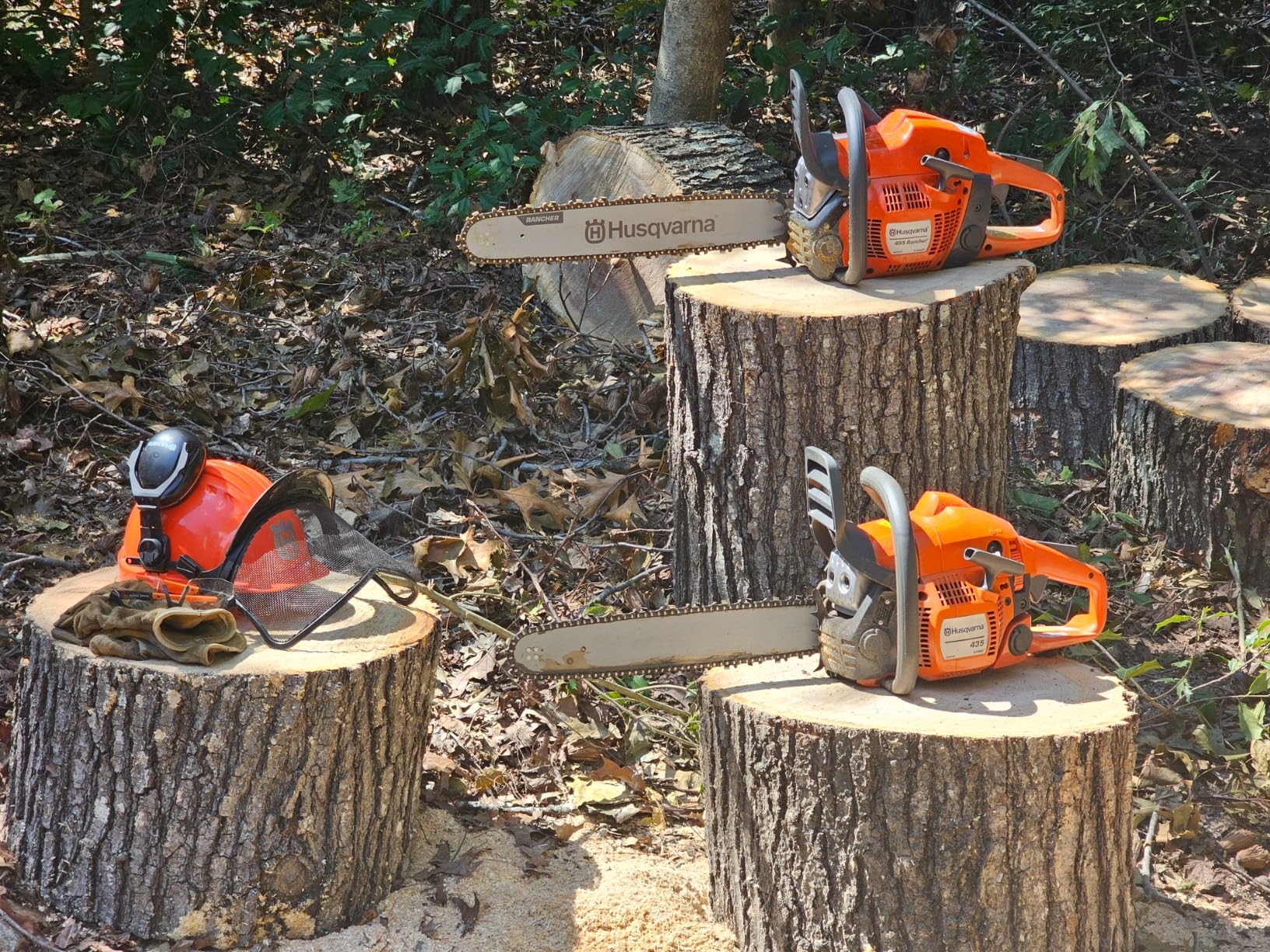 Husqvarna 455 Rancher Gas Chainsaw, 55-cc 3.5-HP, 2-Cycle X-Torq Engine, 20 Inch Chainsaw with Automatic Oiler, For Wood Cutting, Tree Trimming and Land Clearing - Customer Photo 2