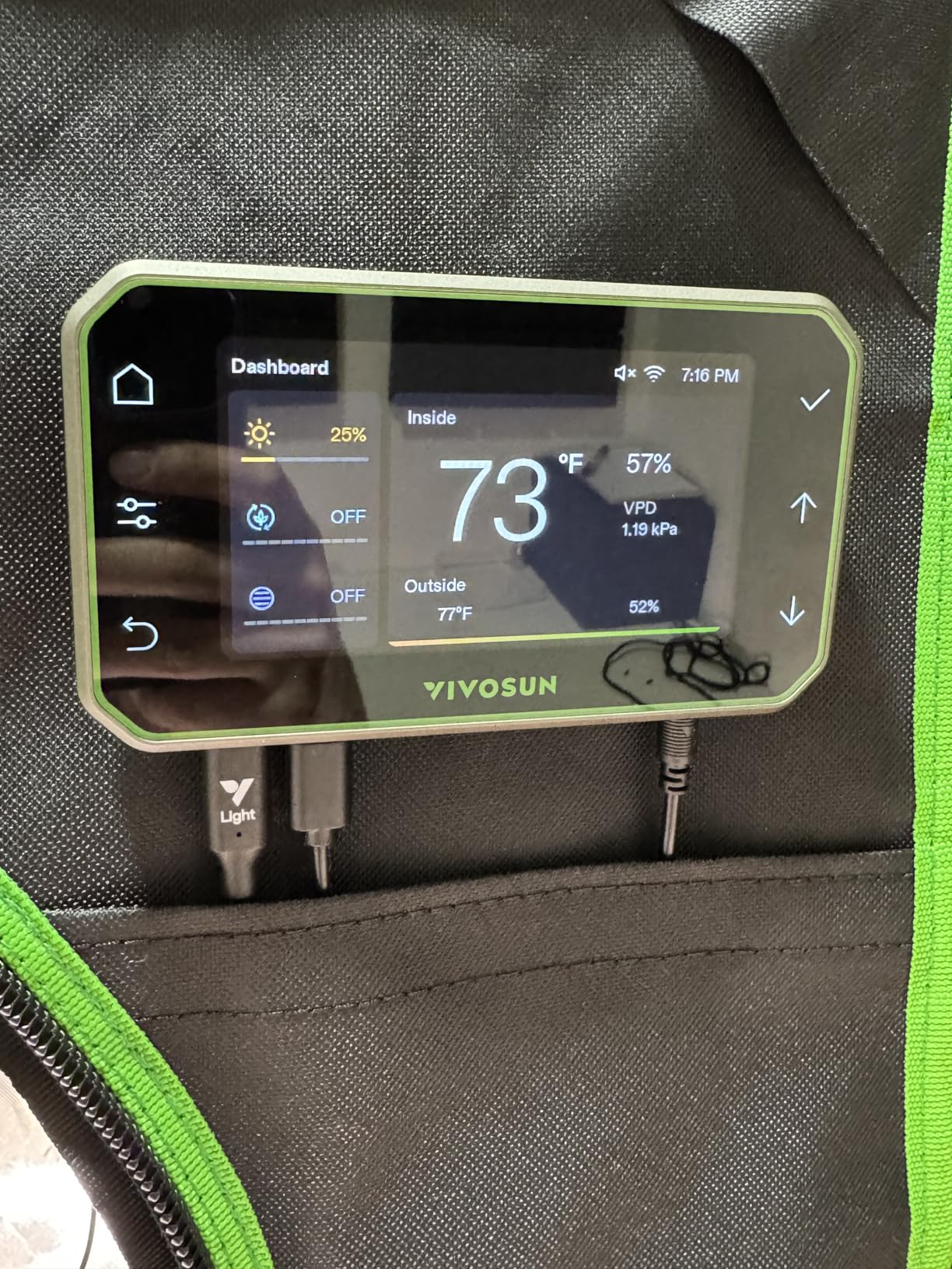 VIVOSUN GrowHub Controller E42A+ for Grow Tent, Smart Environmental WiFi-Controller with Temperature, Humidity, VPD, Timer, Cycle, Schedule Controls, Cooling Ventilation Lighting Programming customer photo 1