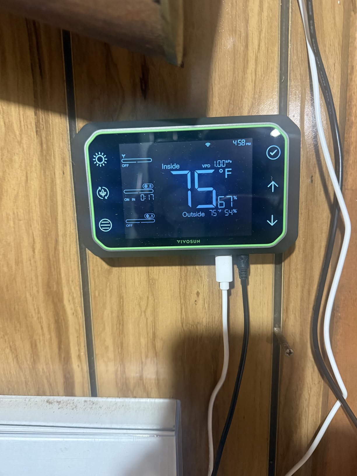 VIVOSUN GrowHub Controller E42A+ for Grow Tent, Smart Environmental WiFi-Controller with Temperature, Humidity, VPD, Timer, Cycle, Schedule Controls, Cooling Ventilation Lighting Programming customer photo 2