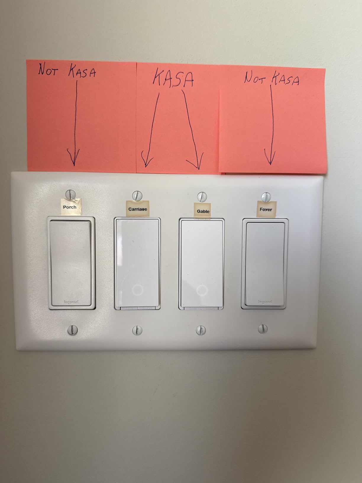 Kasa Apple HomeKit Smart Light Switch KS200P3, Single Pole, Neutral Wire Required, 2.4GHz Wi-Fi Light Switch Works with Siri, Alexa & Google Home, UL Certified, No Hub Required, White, 3-Pack customer photo 1