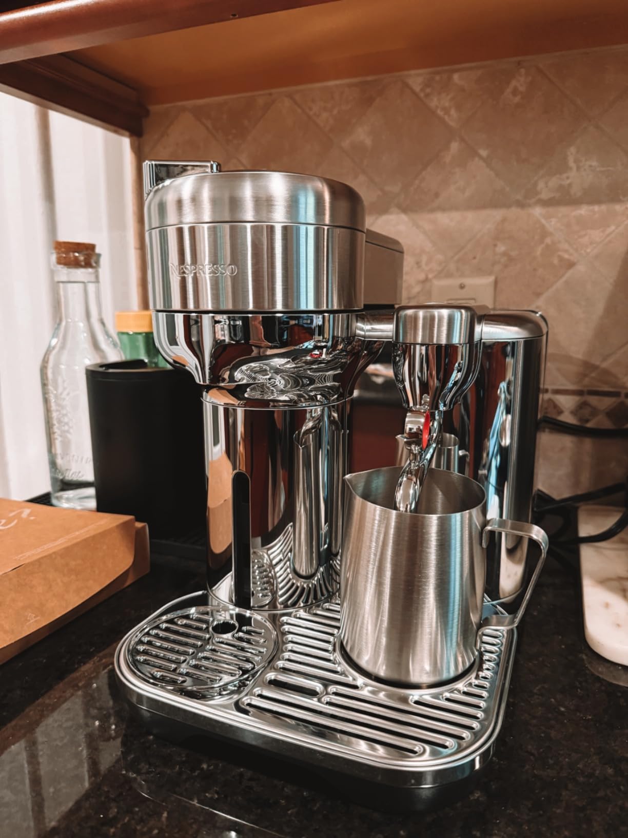 Nespresso Vertuo Creatista Coffee and Espresso Maker by Breville, Brushed Stainless Steel Customer Review Nespresso Vertuo Creatista Coffee and Espresso Maker by Breville, Brushed Stainless Steel - Customer Photo 1